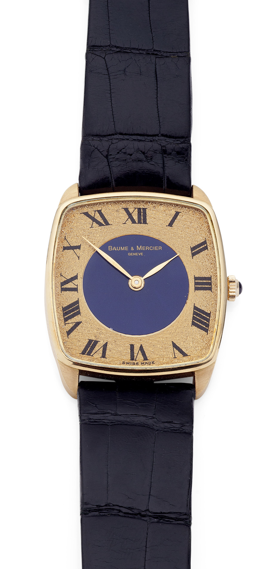 BAUME et MERCIER - A gents gold cased wrist watch