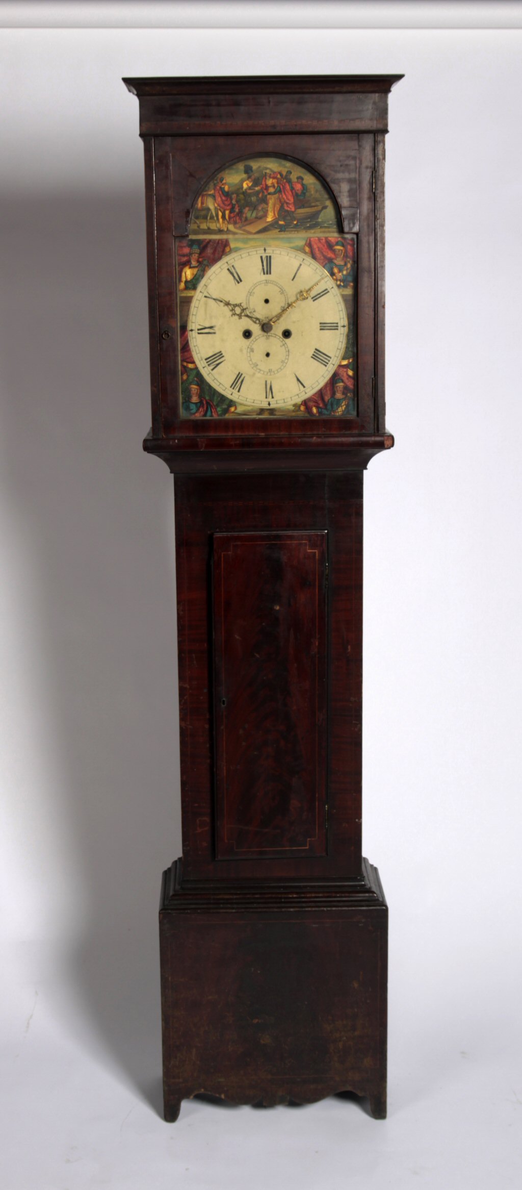 An 18th century mahogany longcase clock