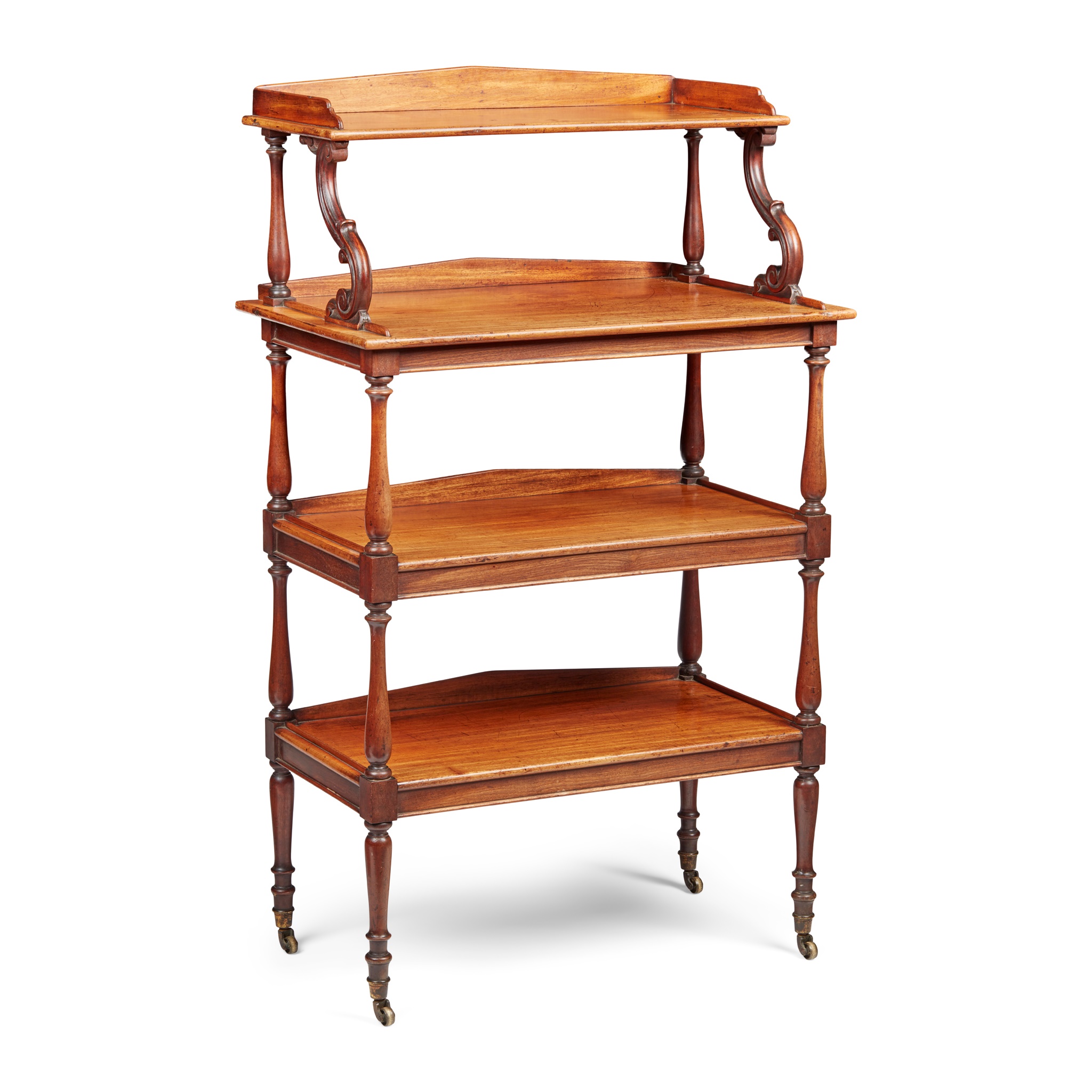 WILLIAM IV MAHOGANY WHATNOT