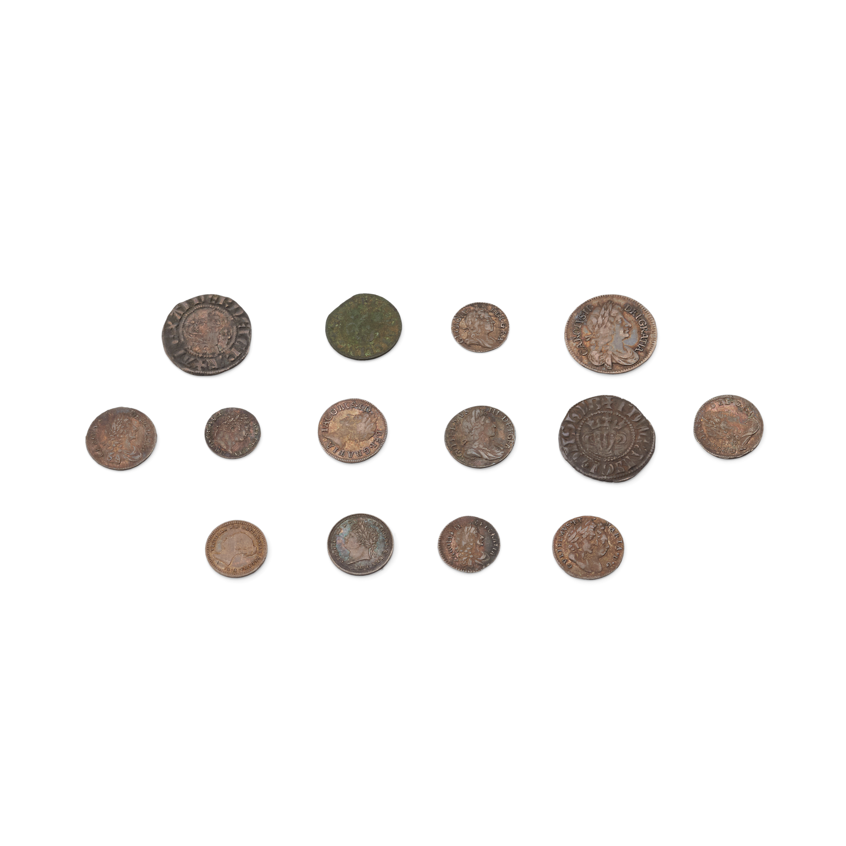 A COLLECTION OF SMALL DENOMINATION SILVER COINS