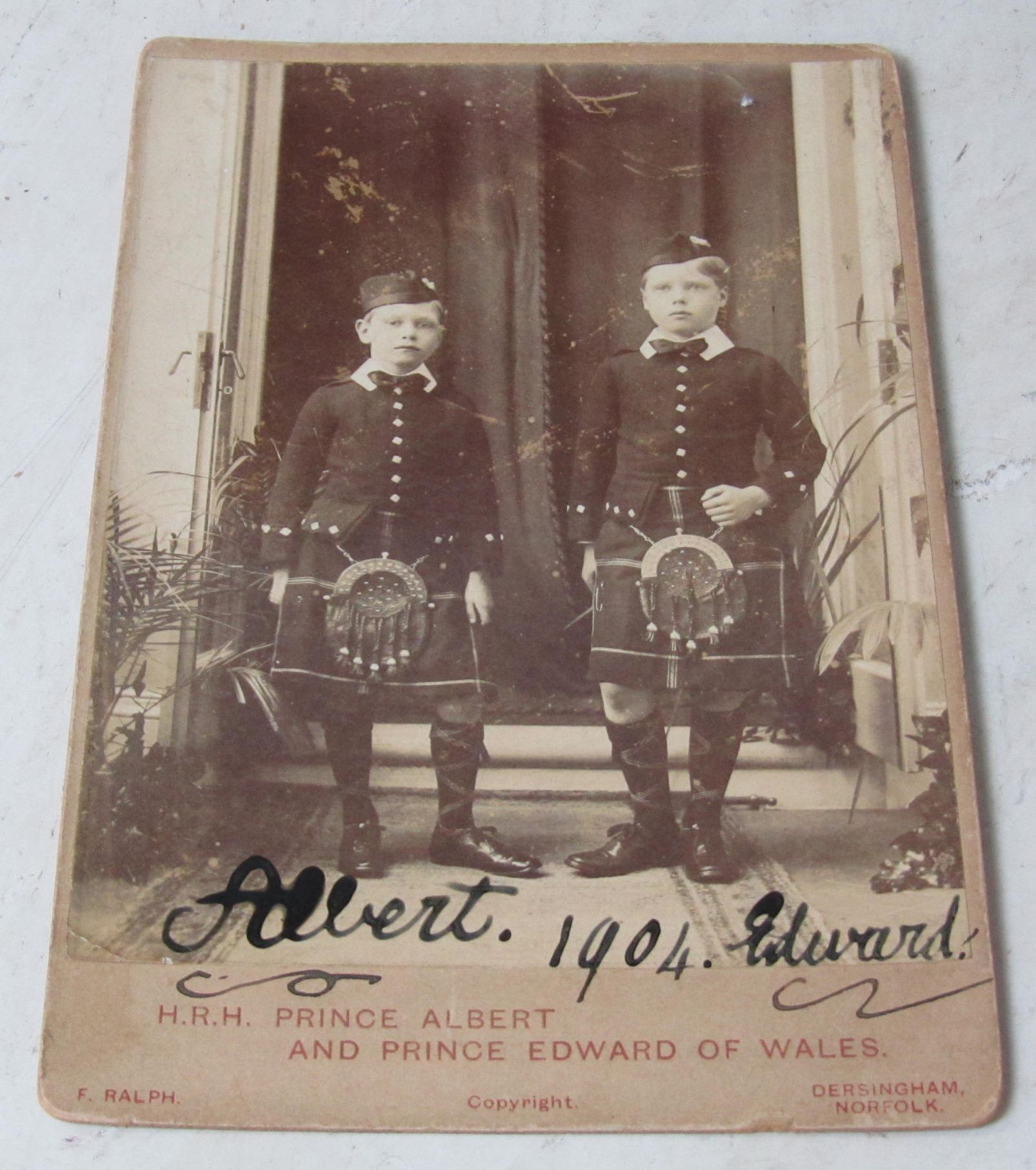 A collection of Royal Memorabilia - Prince Edward, Prince Albert, Prince Henry & Princess Mary