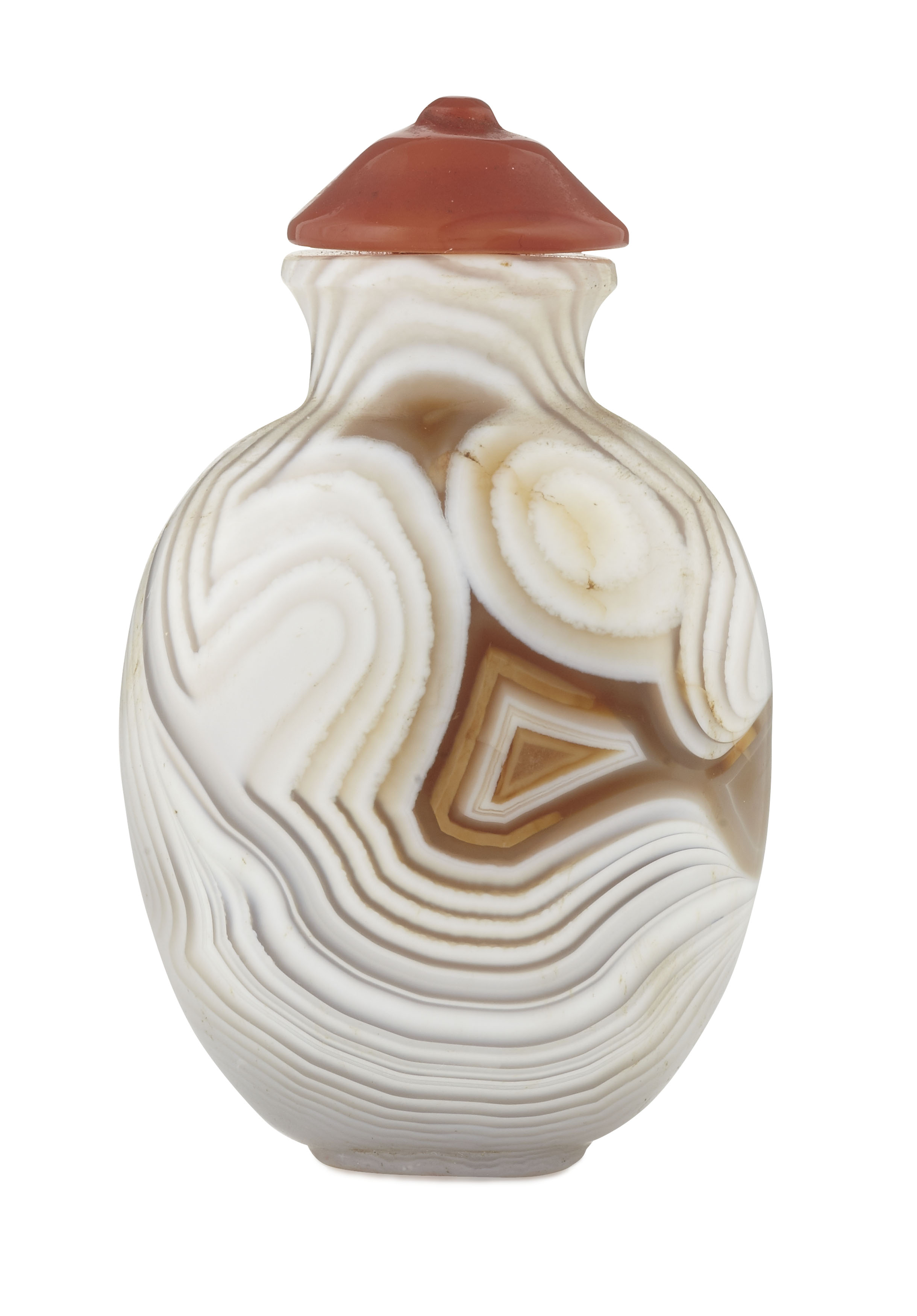 CHINESE AGATE SNUFF BOTTLE