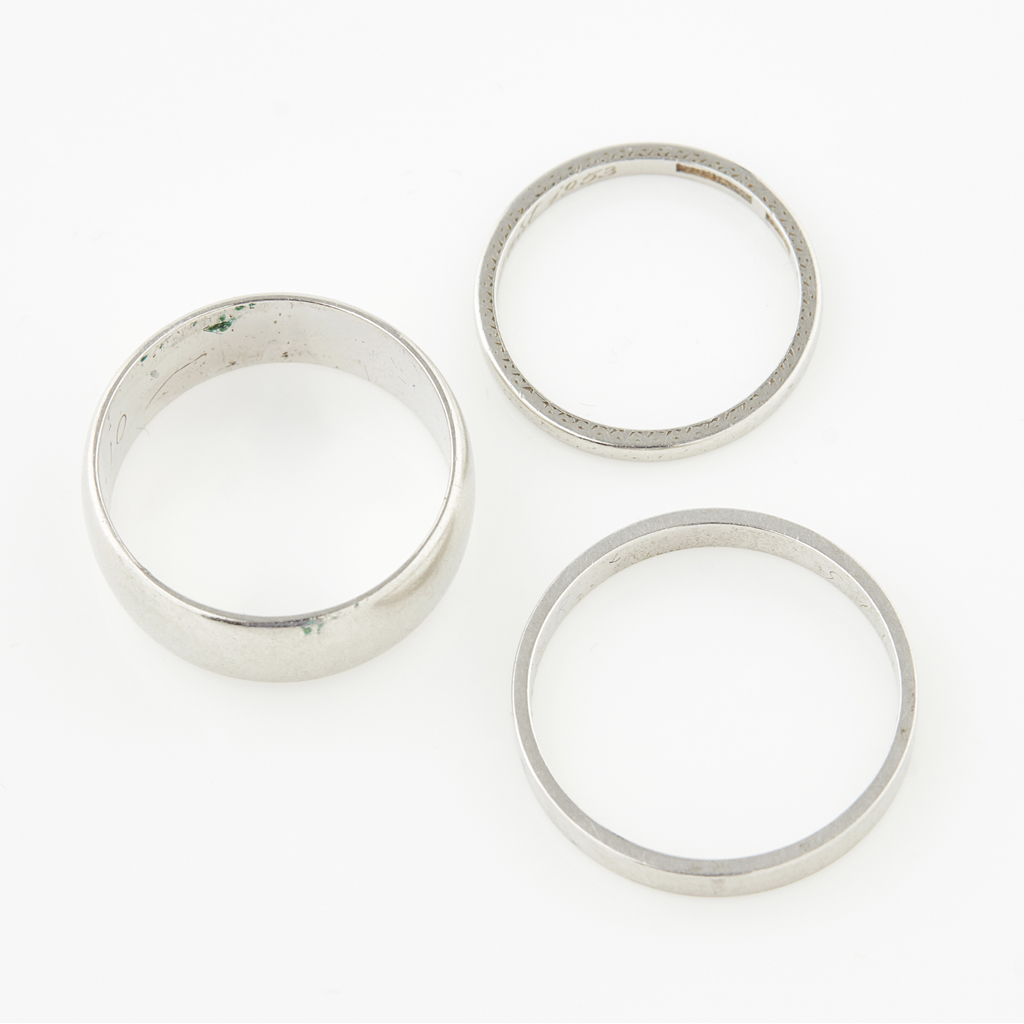 Three wedding bands