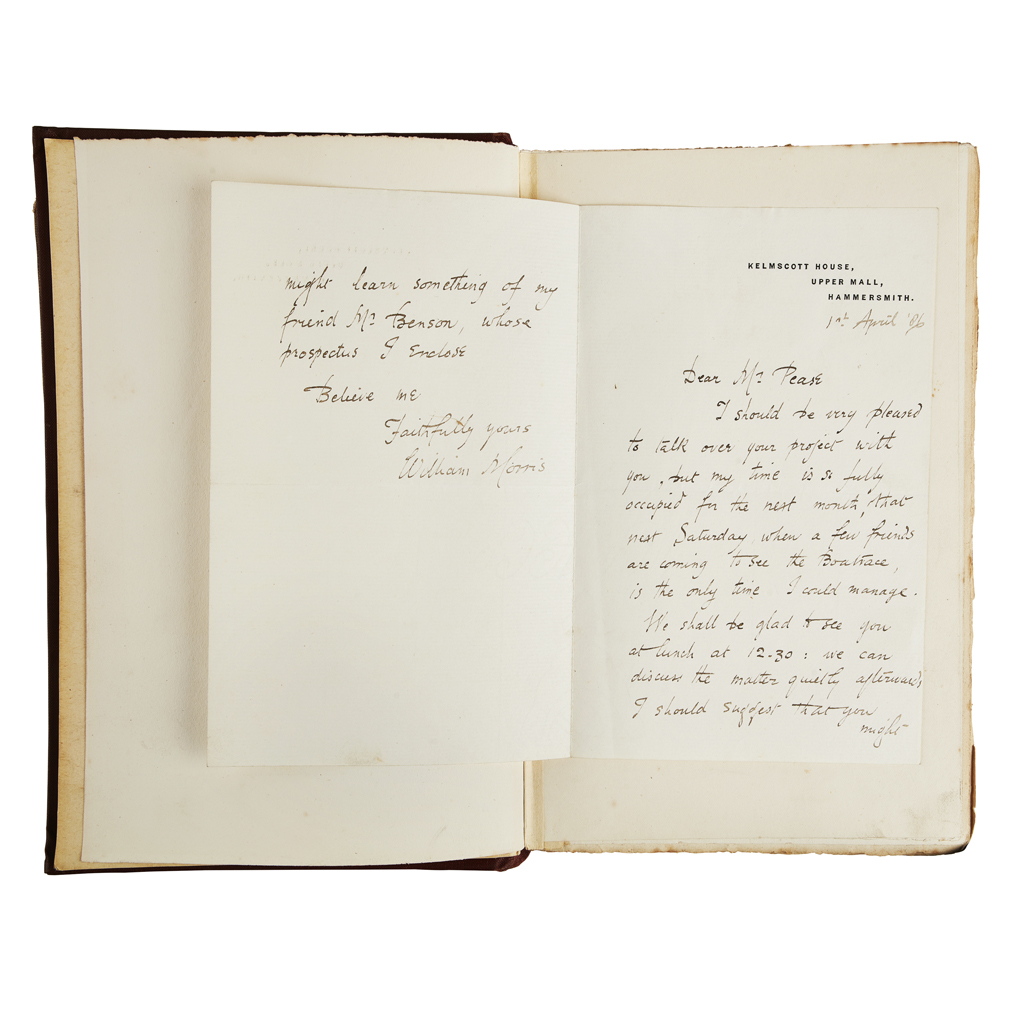 Morris, William, autograph letters