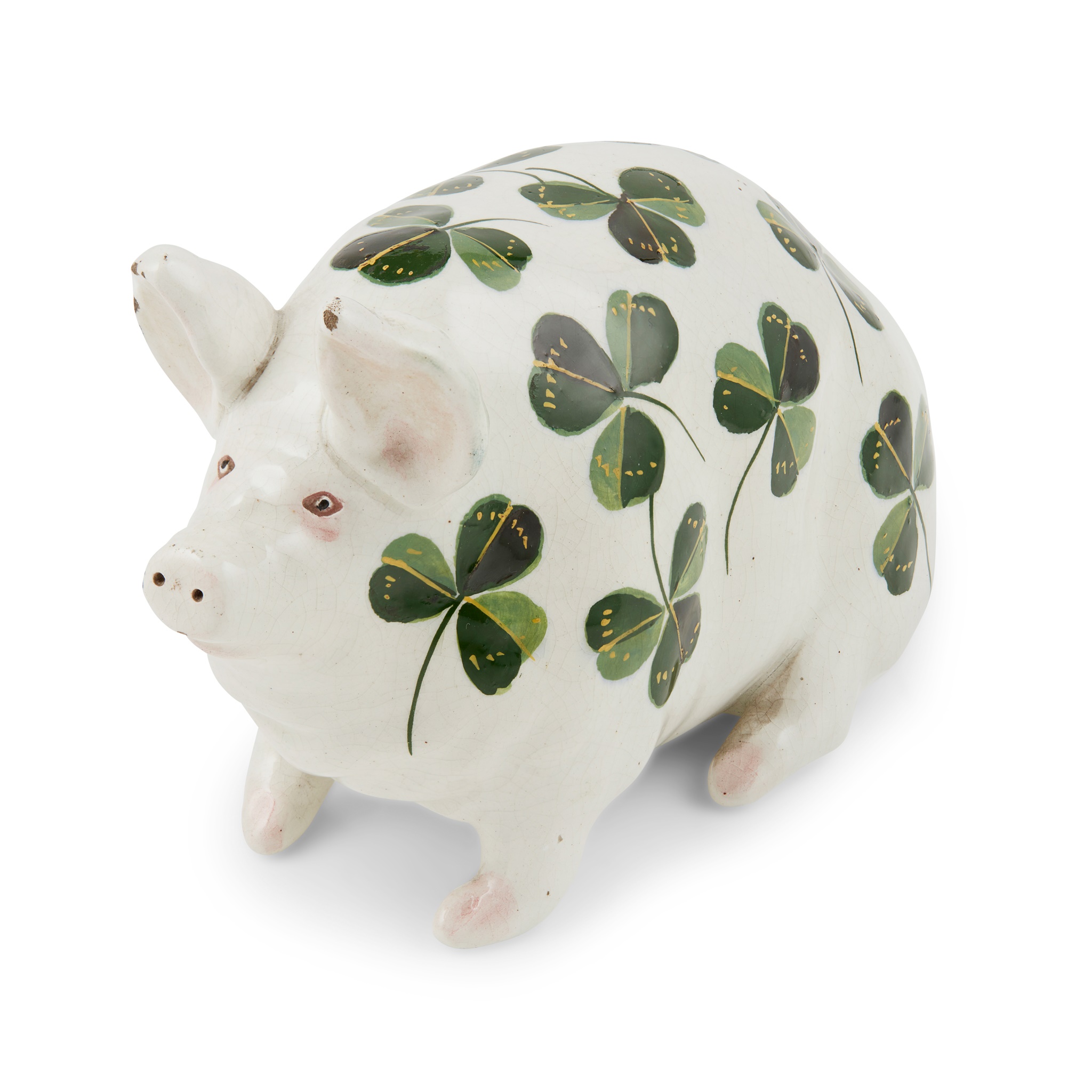 A SMALL WEMYSS WARE PIG