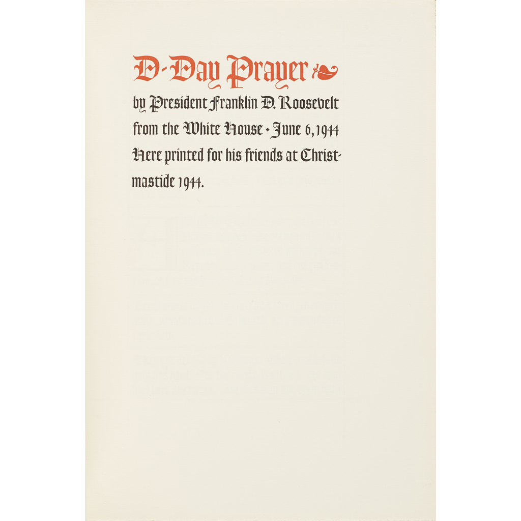 ROOSEVELT, FRANKLIN D.