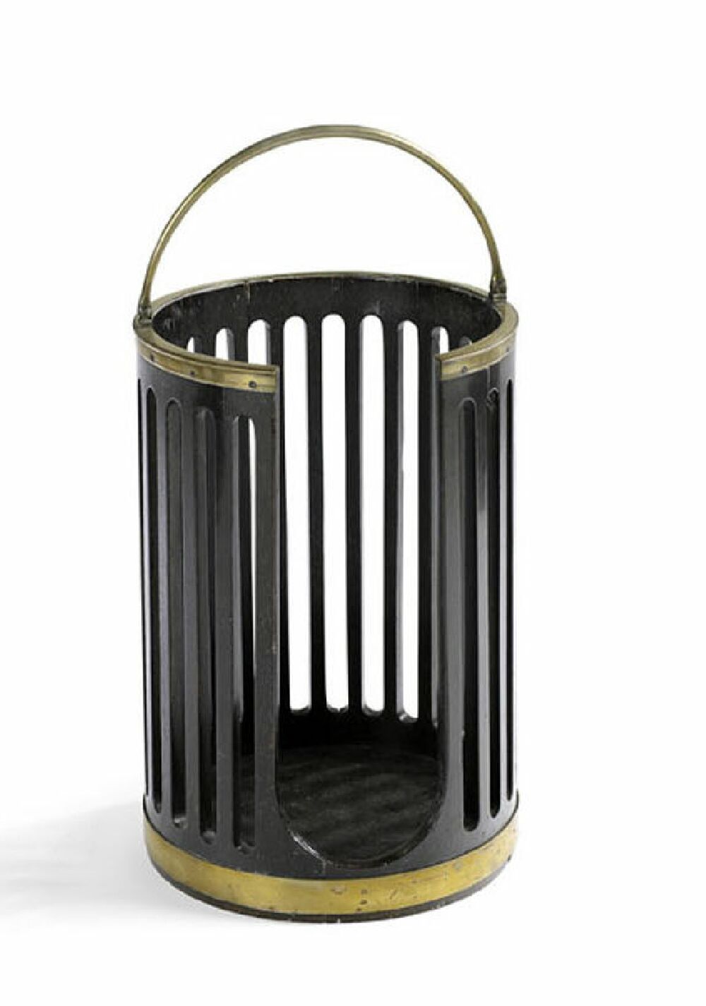 A George III mahogany plate bucket