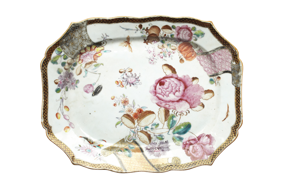 CHINESE EXPORT FAMILLE ROSE ASHET