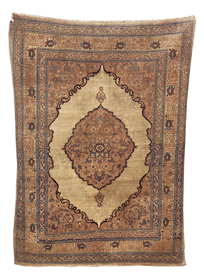 A Kashan rug