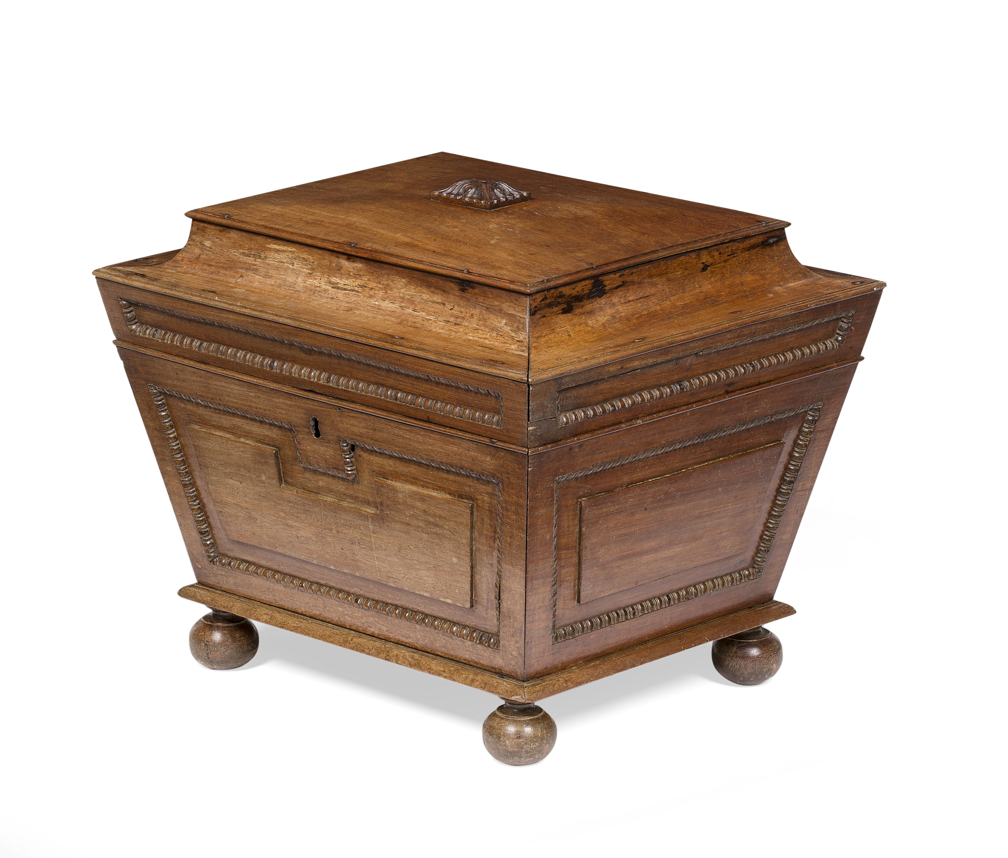 SCOTTISH REGENCY MAHOGANY CELLARETTE
