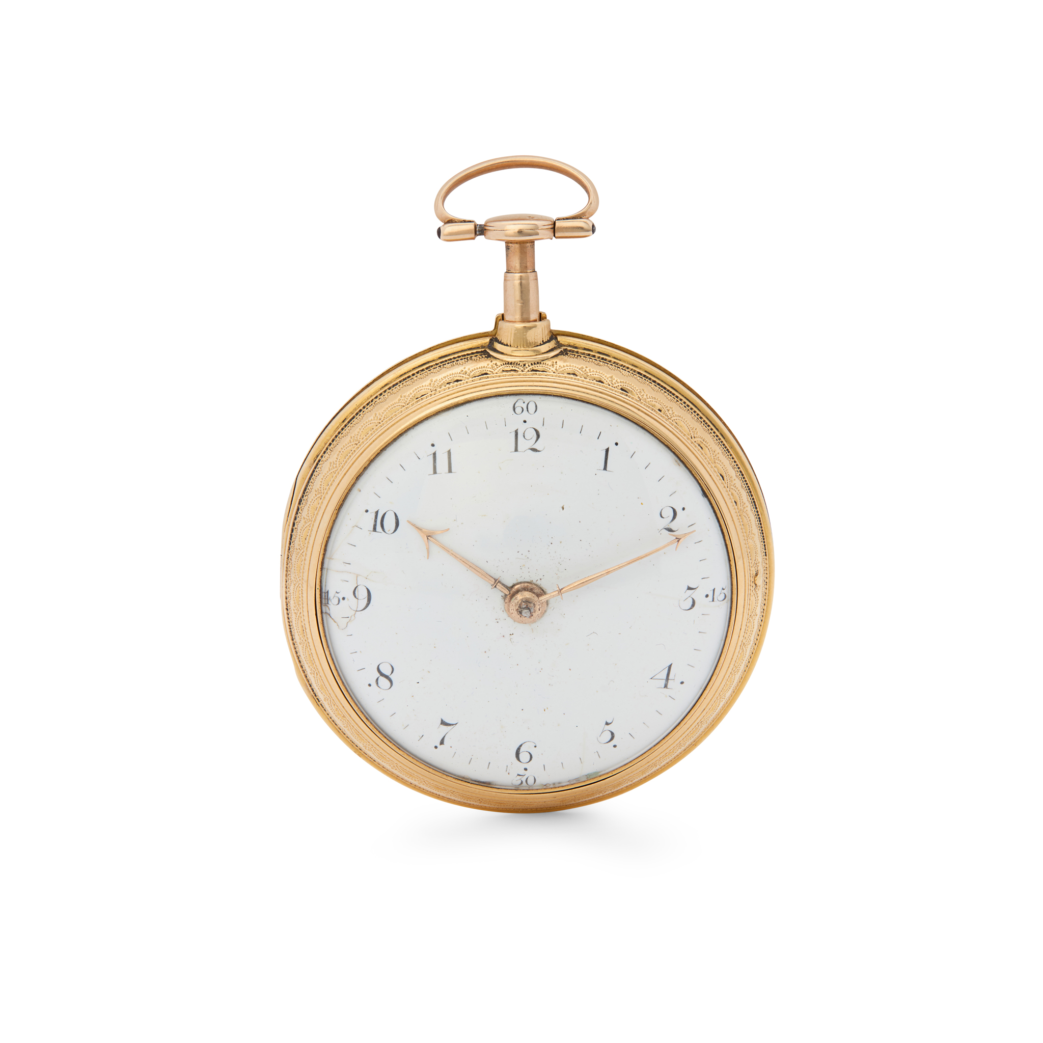 J.Jackson, London. A gold pair cased key-wind pocket watch