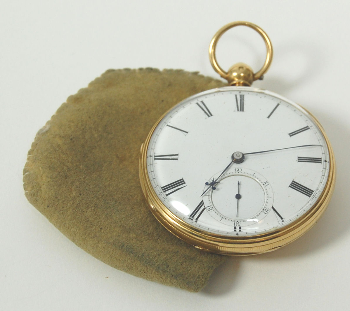 A Victorian 18ct gold open faced pocket watch,