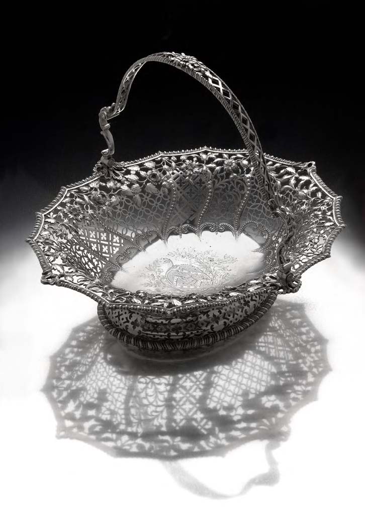 A George III cake basket,
