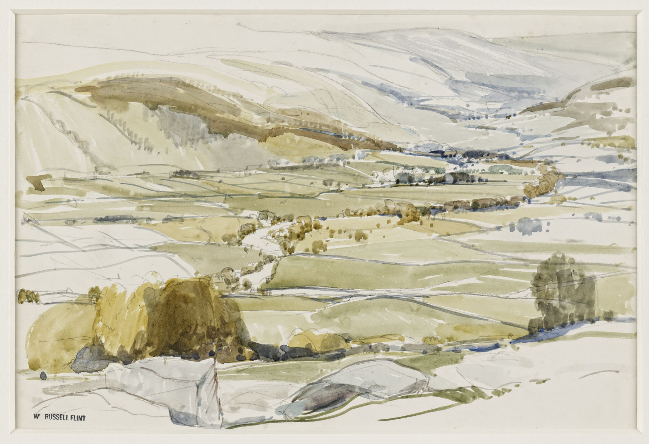 SIR WILLIAM RUSSELL FLINT P.R.A., R.W.S., R.S.W., R.O.I., R.E (SCOTTISH 1880-1969)