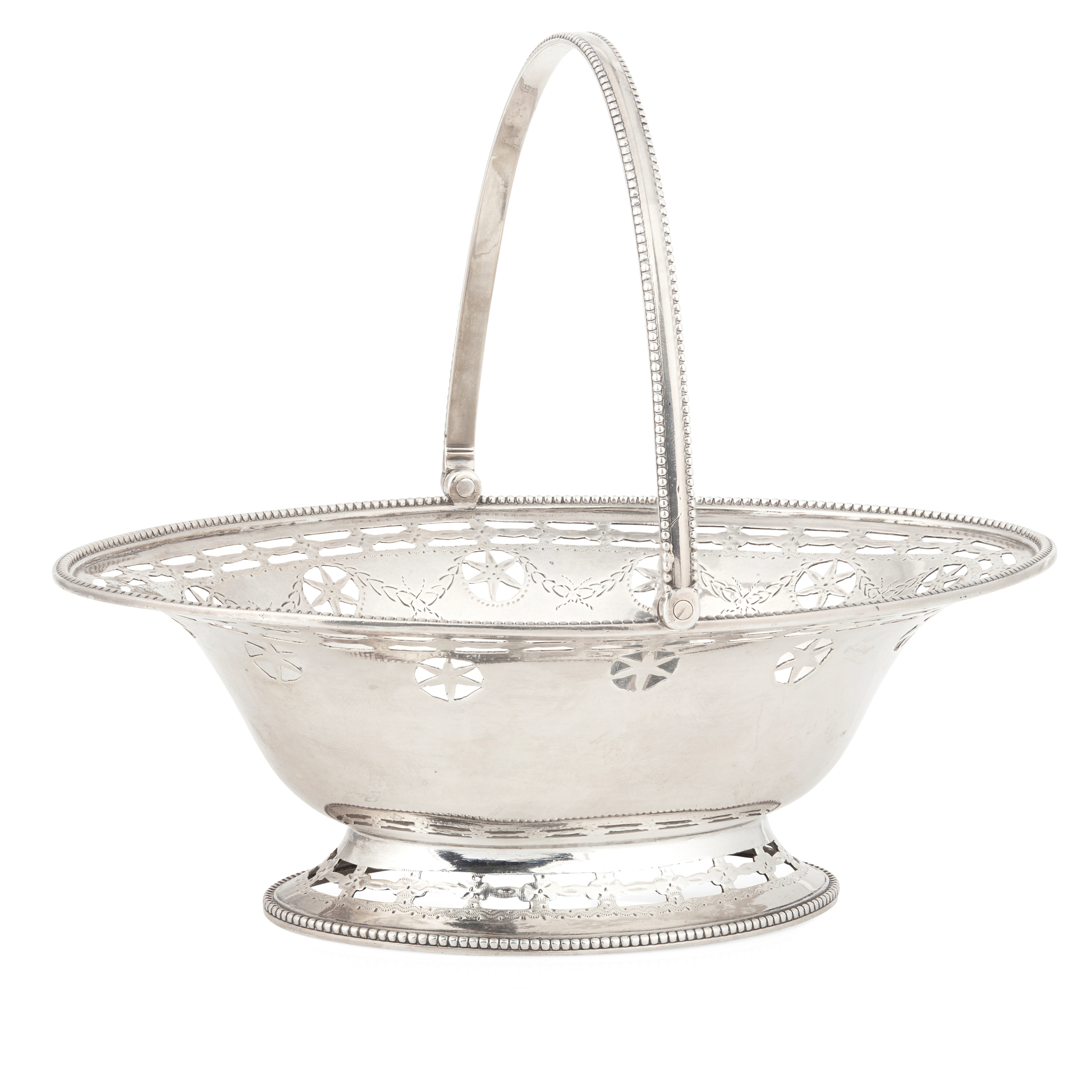 A GEORGE III SWEETMEAT BASKET