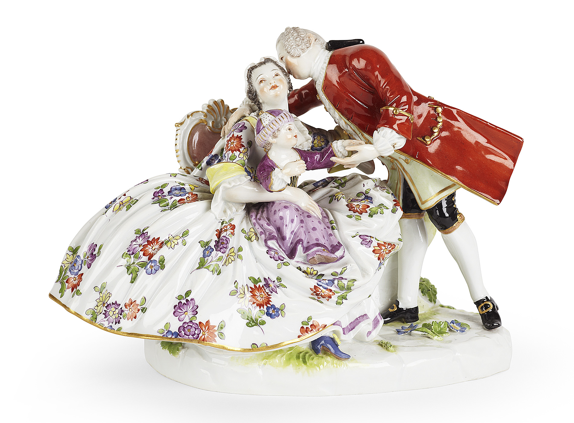 MEISSEN PORCELAIN FIGURE GROUP