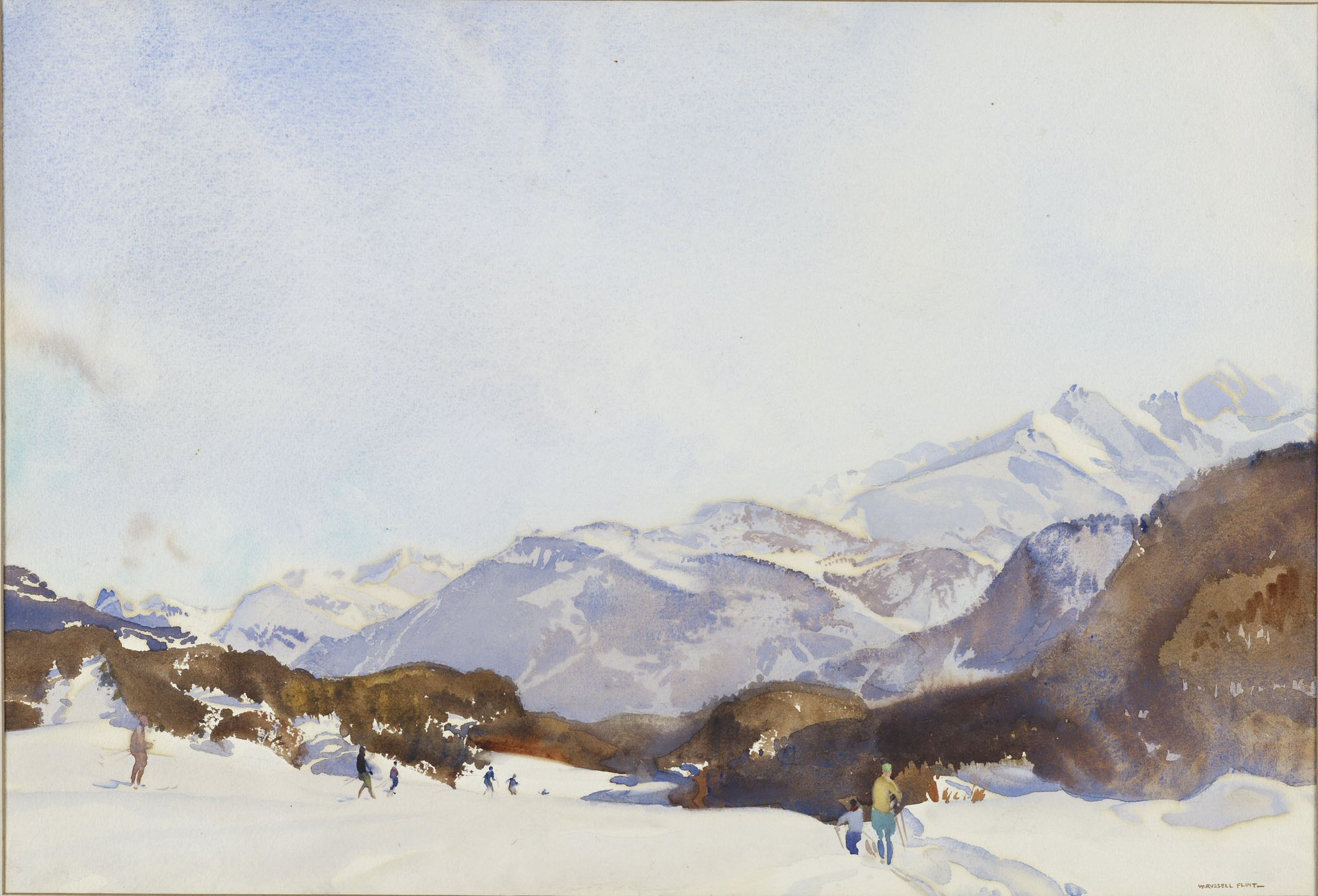 SIR WILLIAM RUSSELL FLINT R.A., R.W.S., R.S.W., R.O.I., R.E (SCOTTISH 1880-1969)