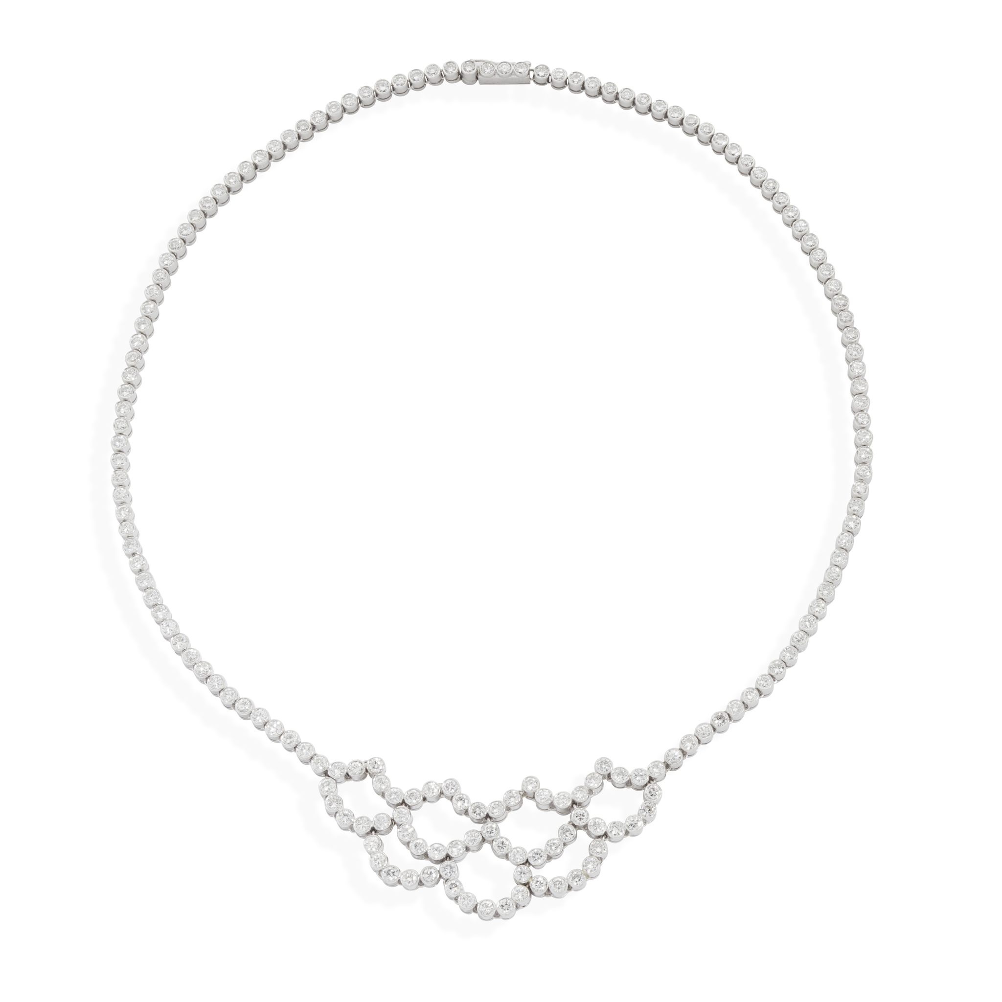 A diamond necklace
