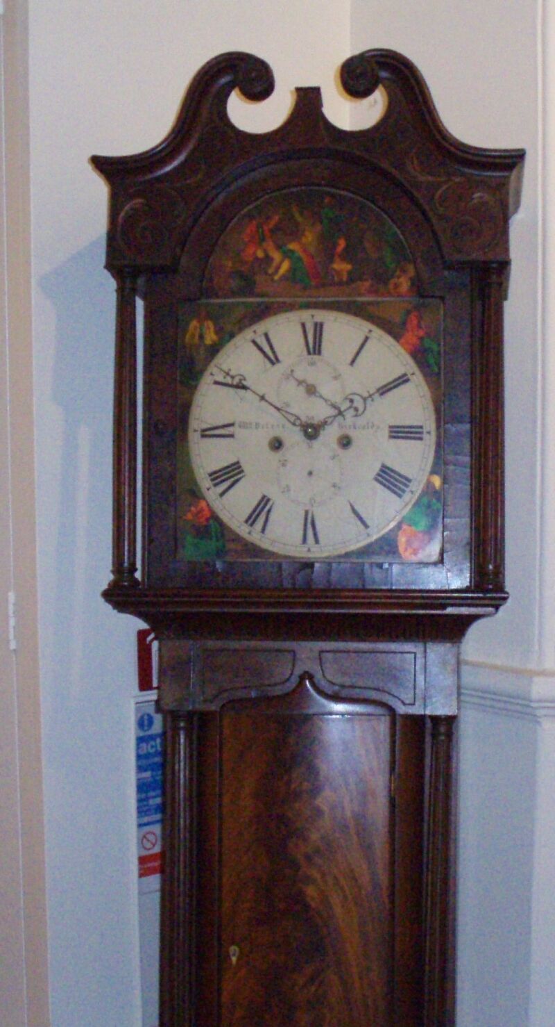 A 19th century mahogany longcase clock By William Petrie, Kirkcaldy