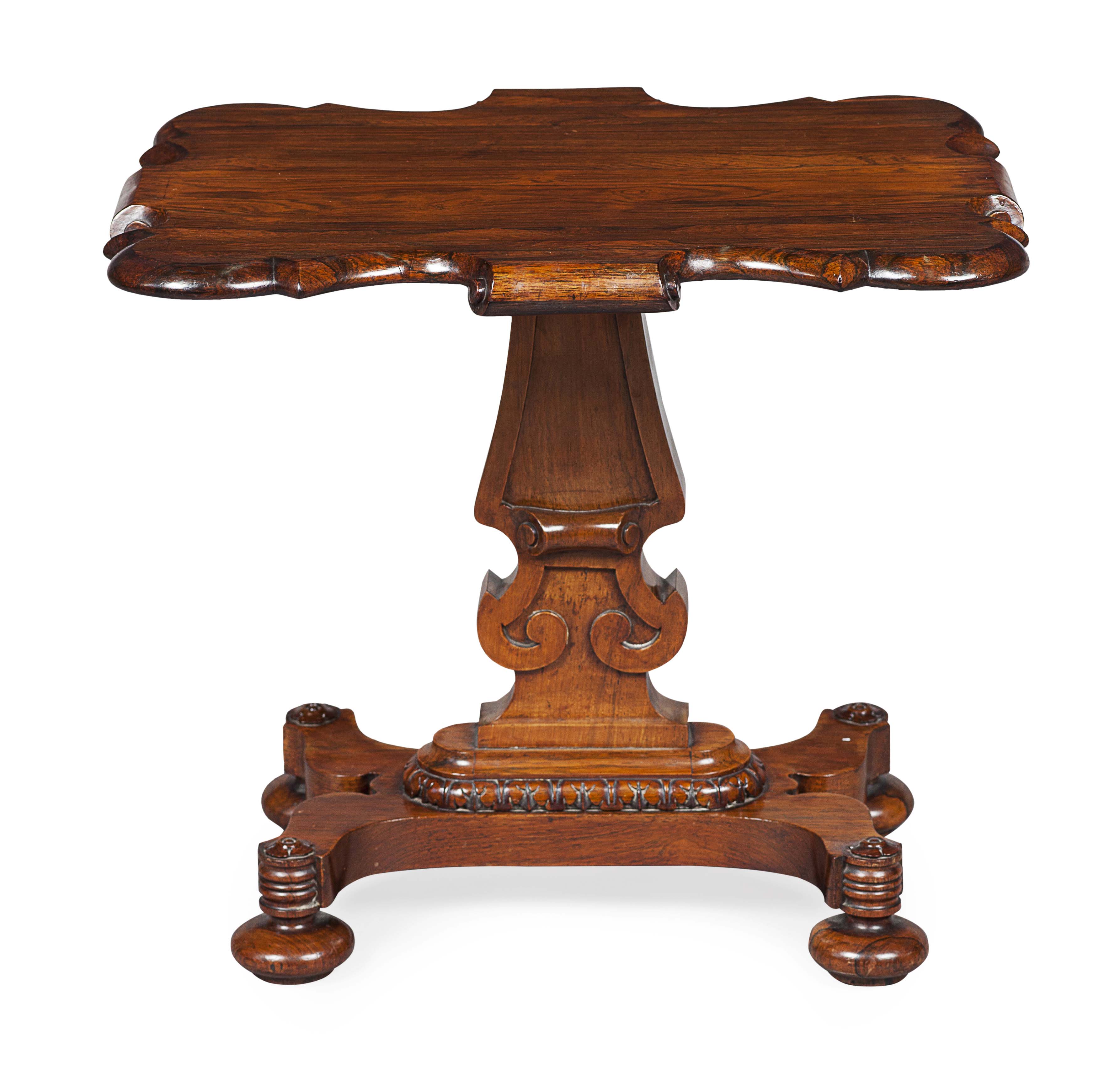 GEORGE IV SMALL ROSEWOOD TABLE