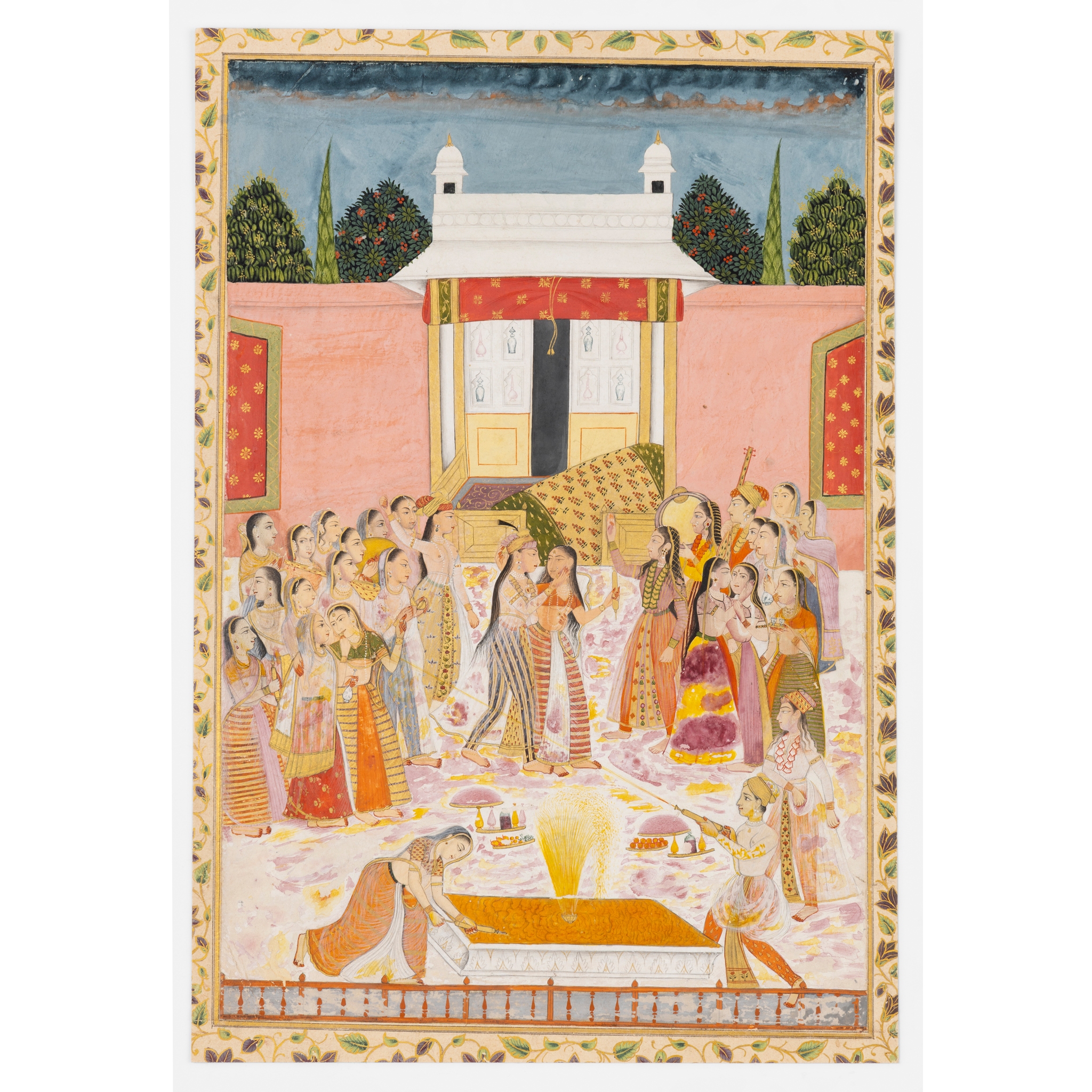 THE WOMEN OF THE ZENANA CELEBRATING HOLI