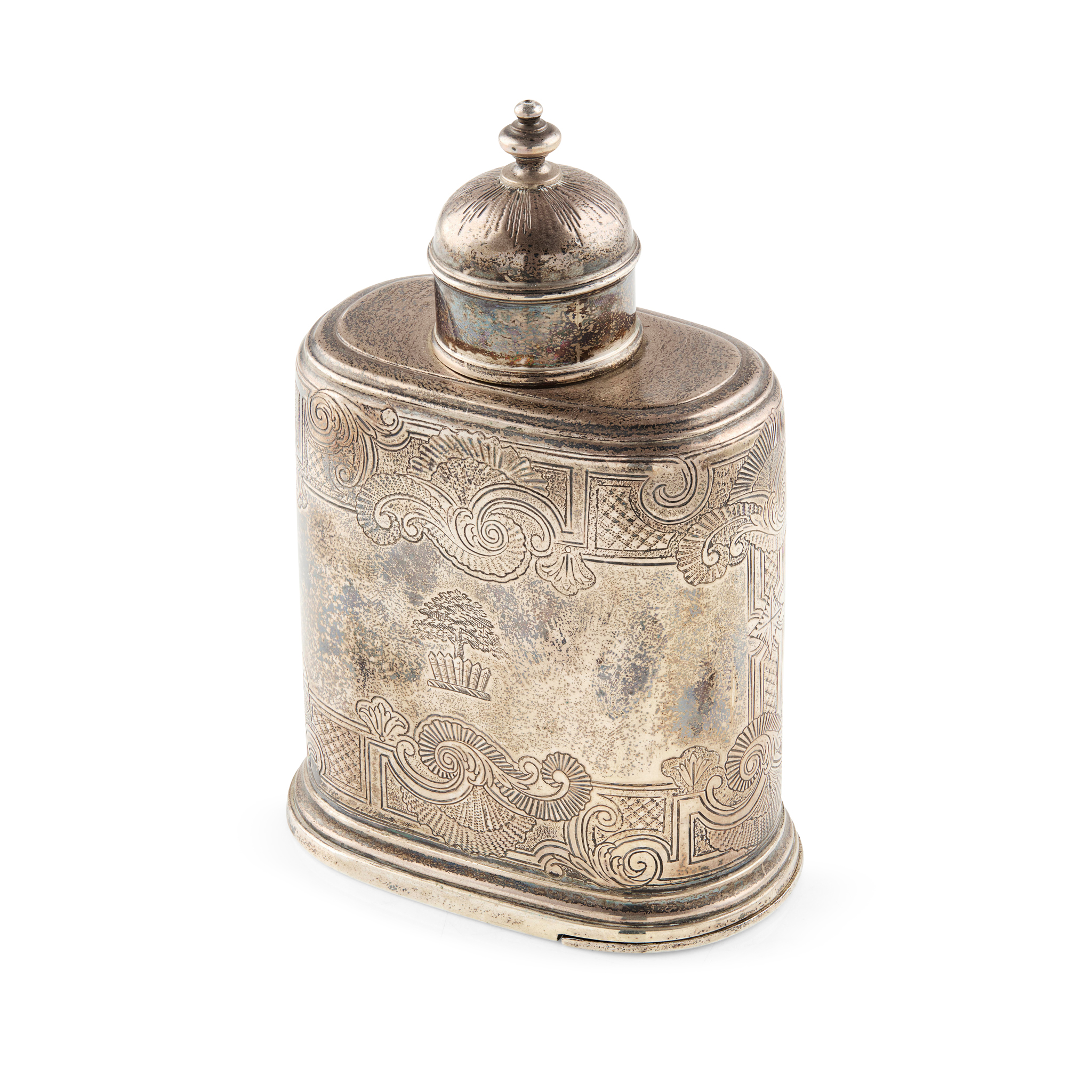 A HANNAU TEA CADDY