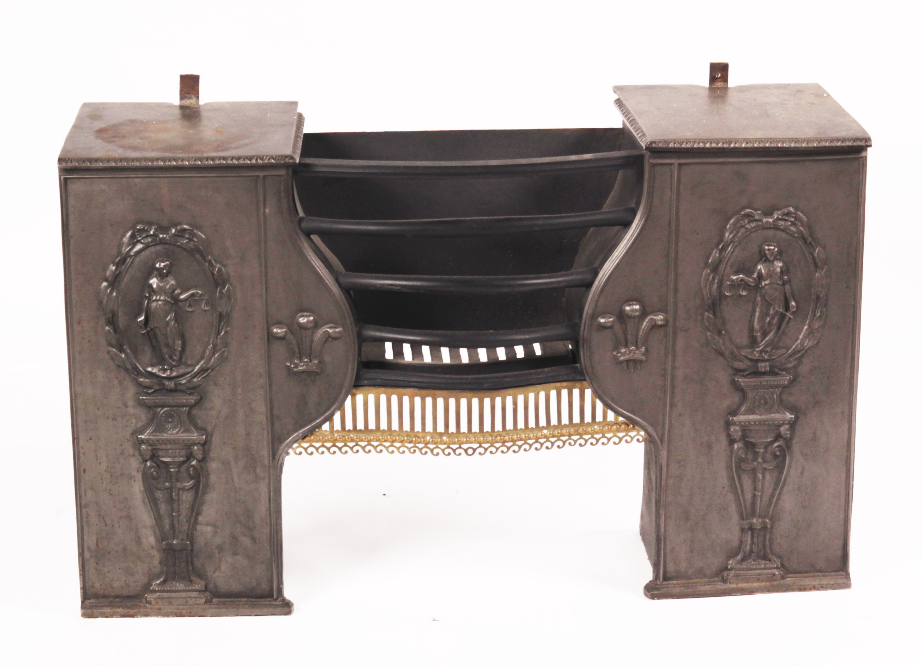 A 19th century fire grate