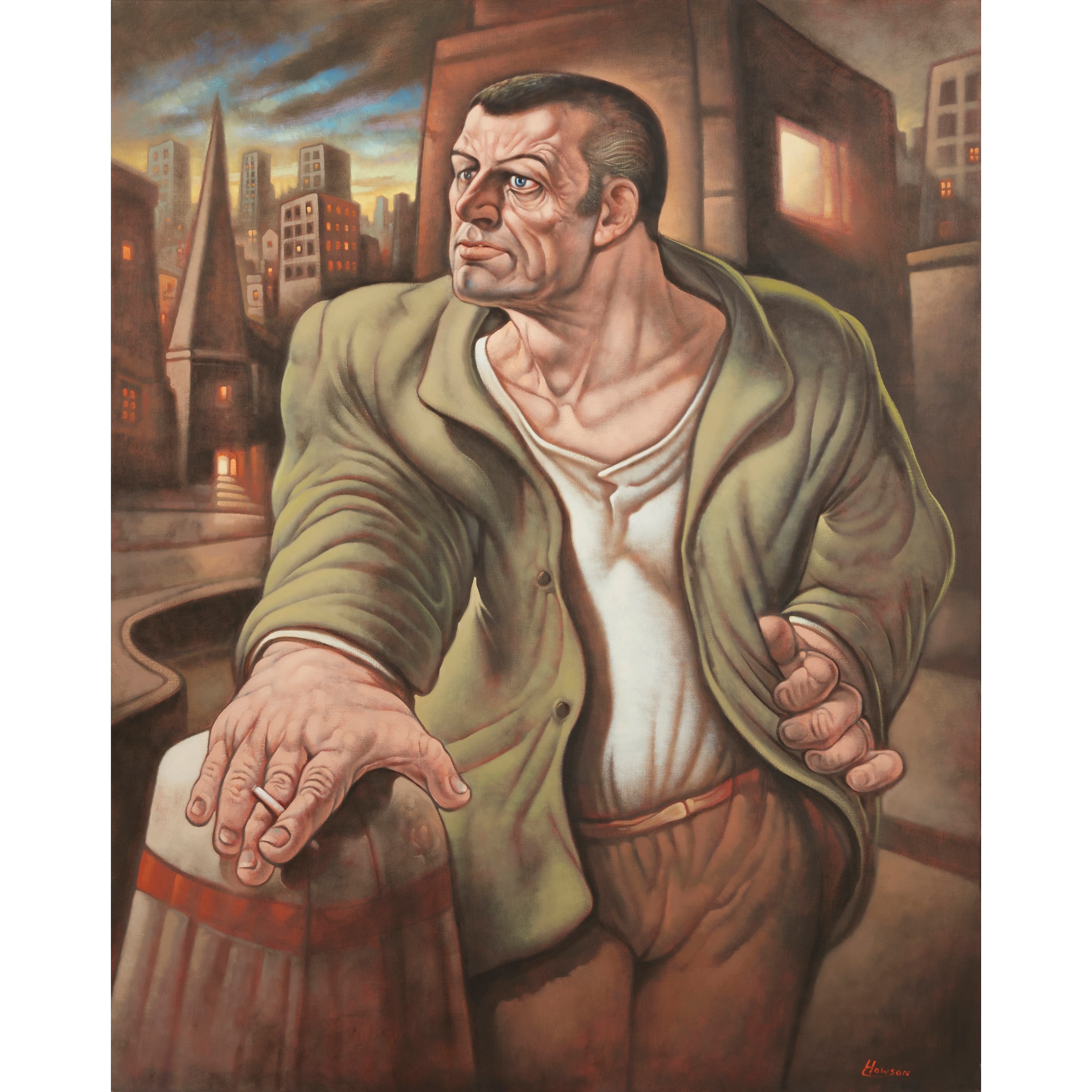 PETER HOWSON O.B.E. (SCOTTISH 1958-)