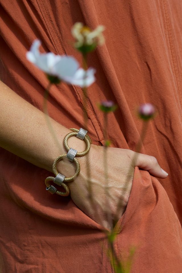 Georges Lenfant: A bi-coloured bracelet, circa 1965