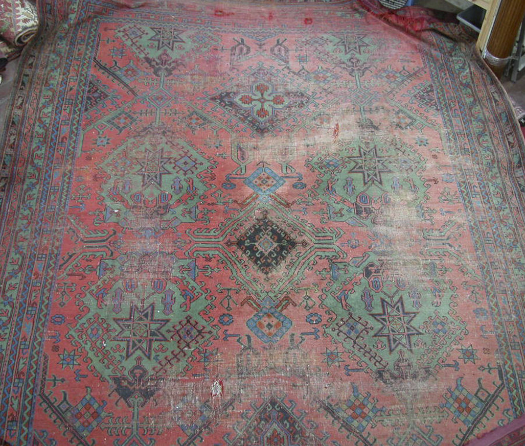 A large Ushak carpet