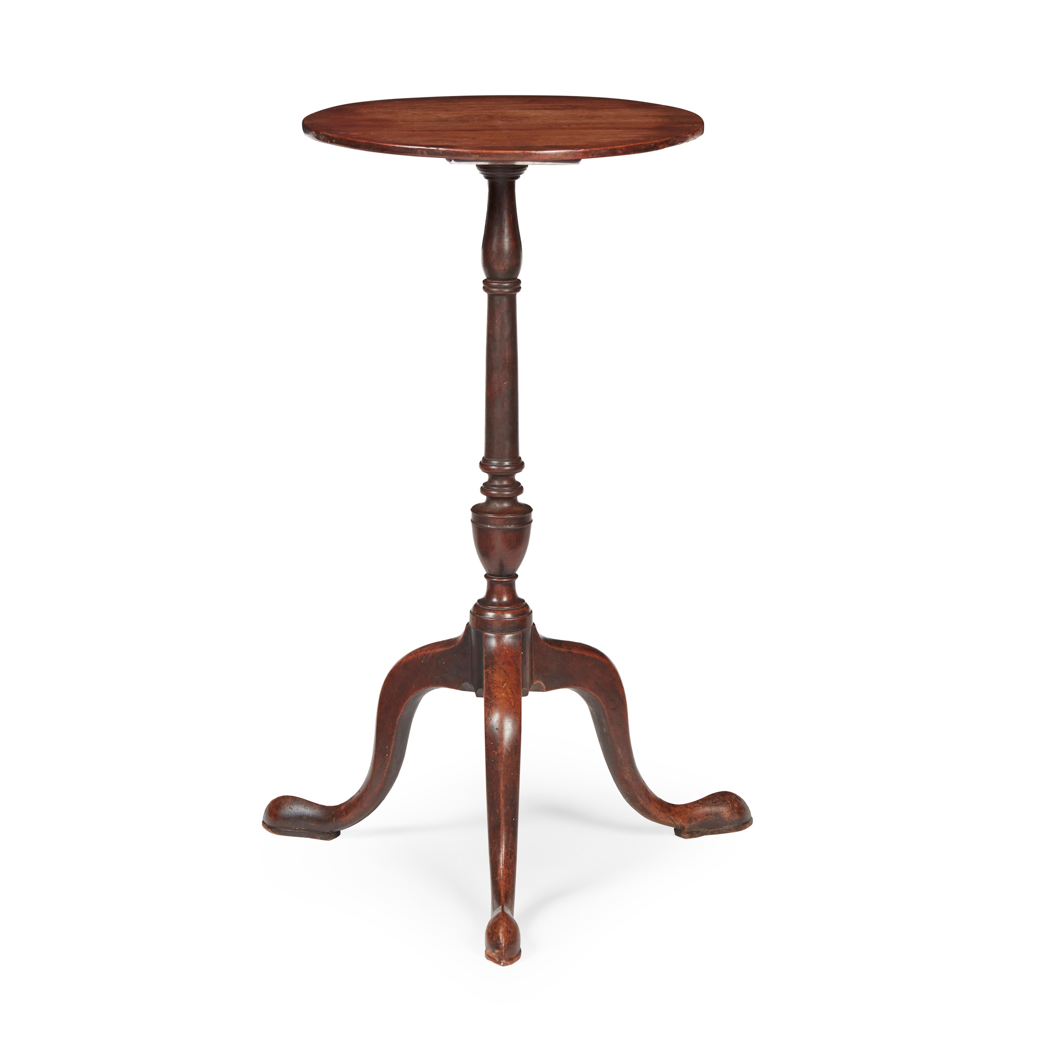 GEORGE III MAHOGANY TRIPOD WINE TABLE