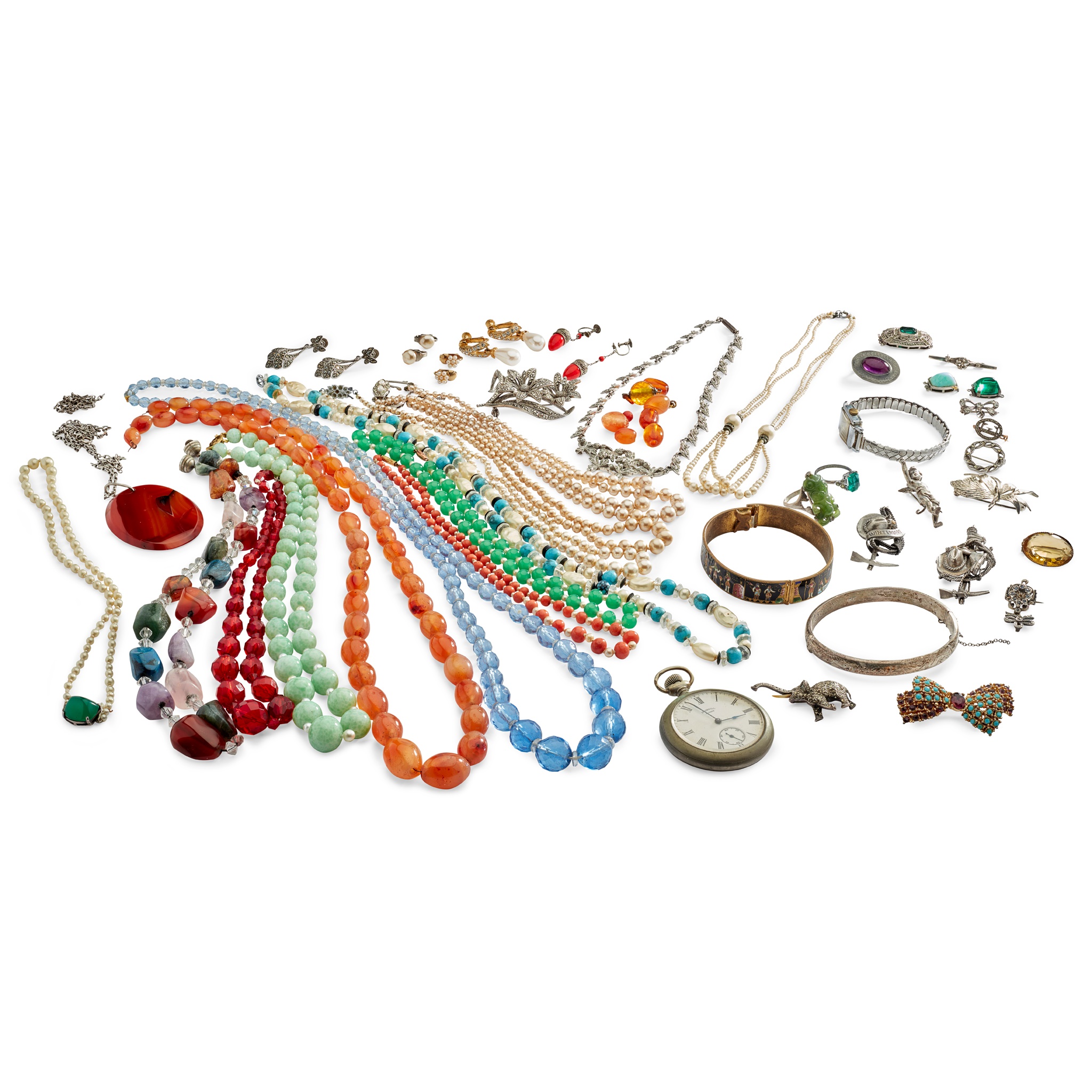 A collection of costume jewellery