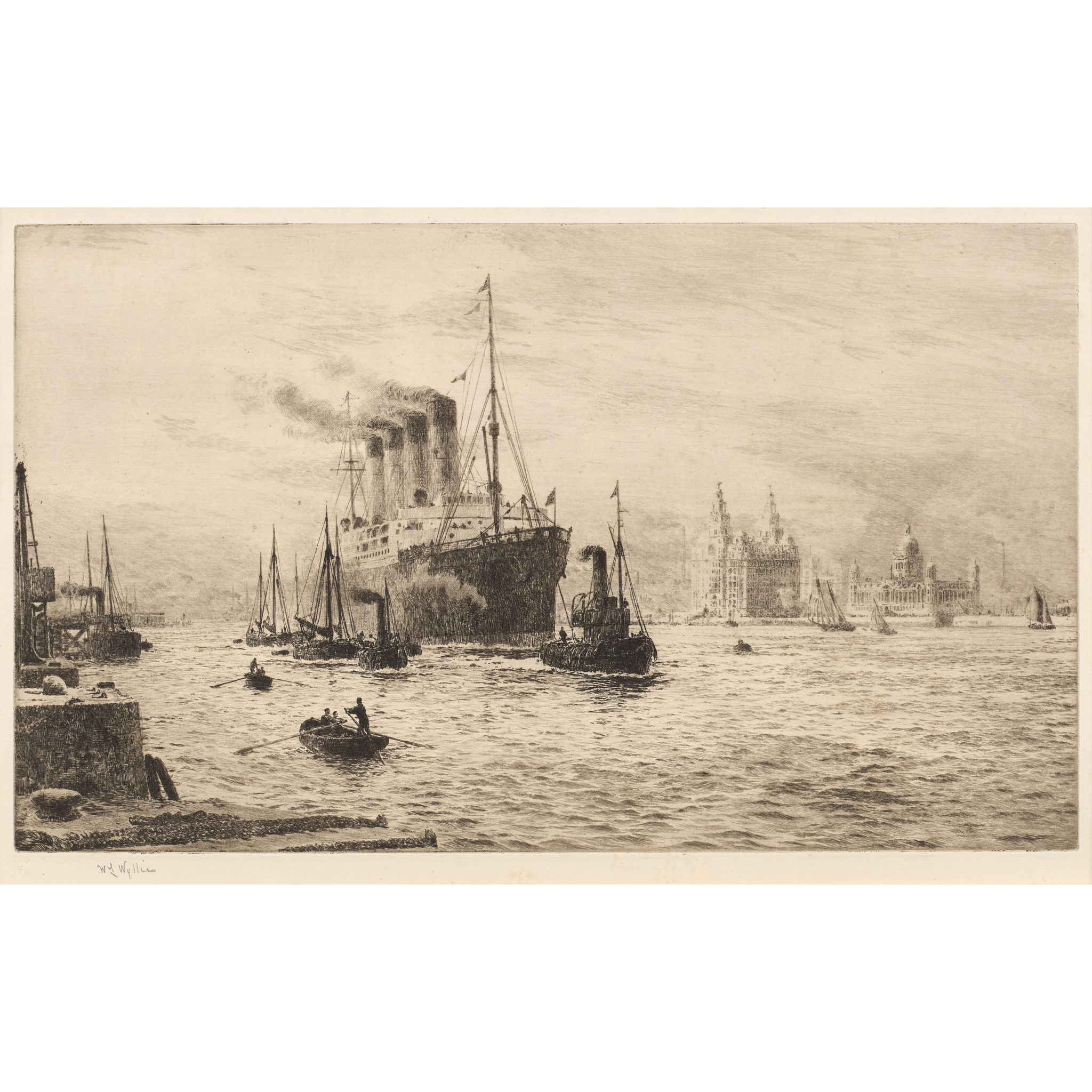 WILLIAM LIONEL WYLLIE R.A. (BRITISH 1851-1931)