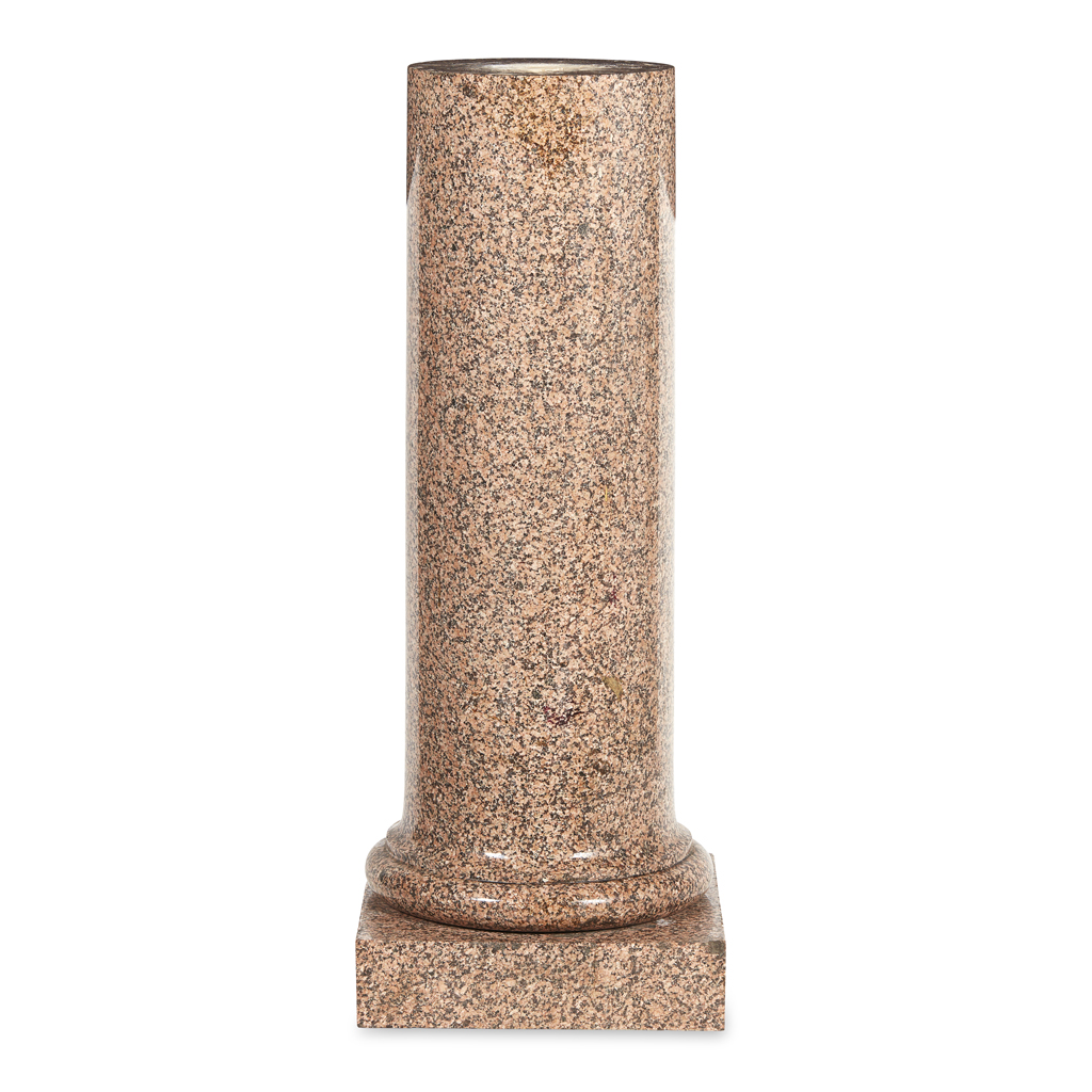 PINK GRANITE HALF COLUMN