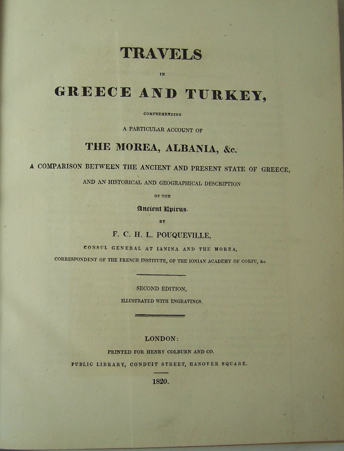 Pouqueville, François Charles Hugues Laurent