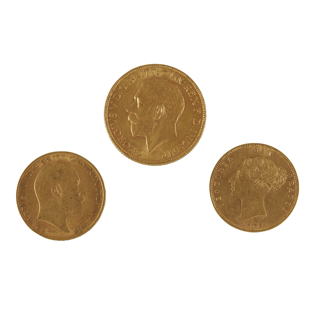 GB - Sovereign and two half sovereigns