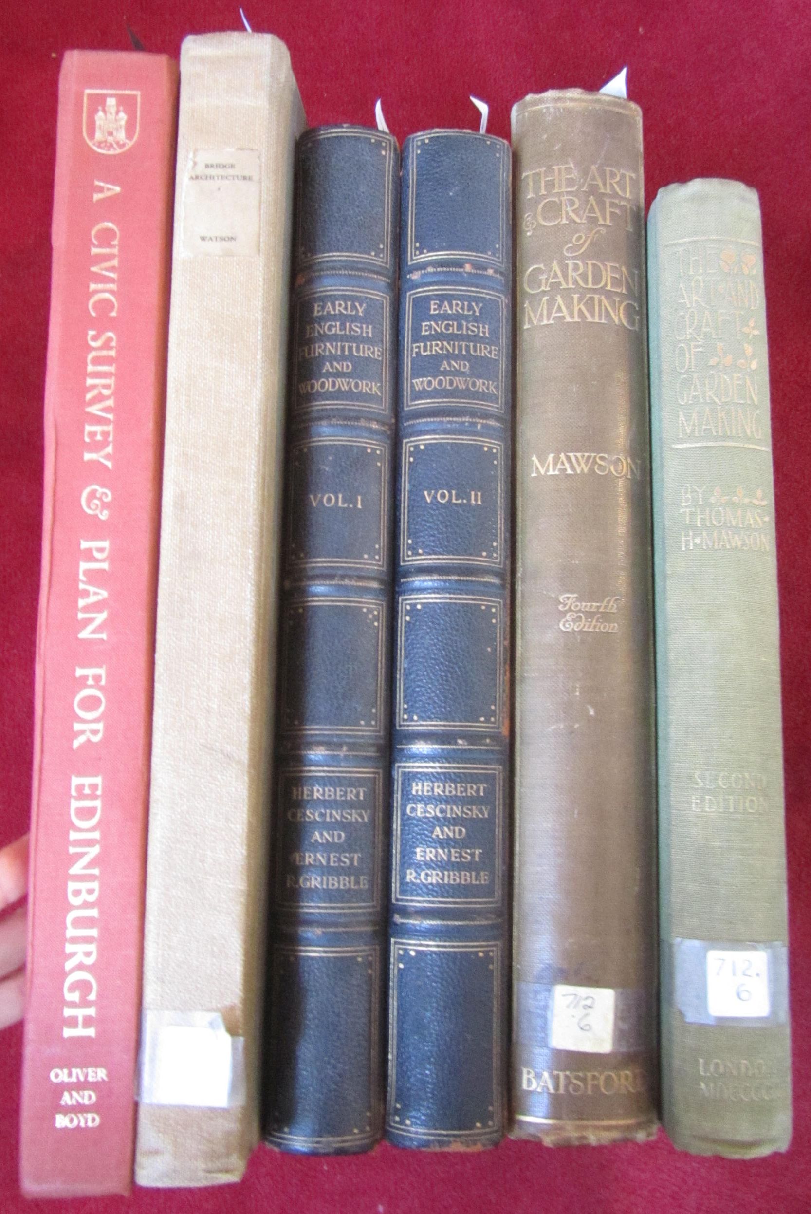 Architecture, metalwork & landscape gardening, including Conder, Josiah