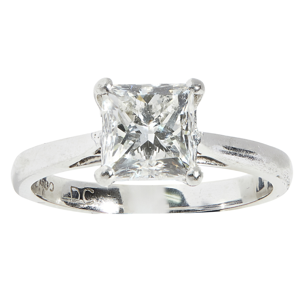 A single stone diamond ring