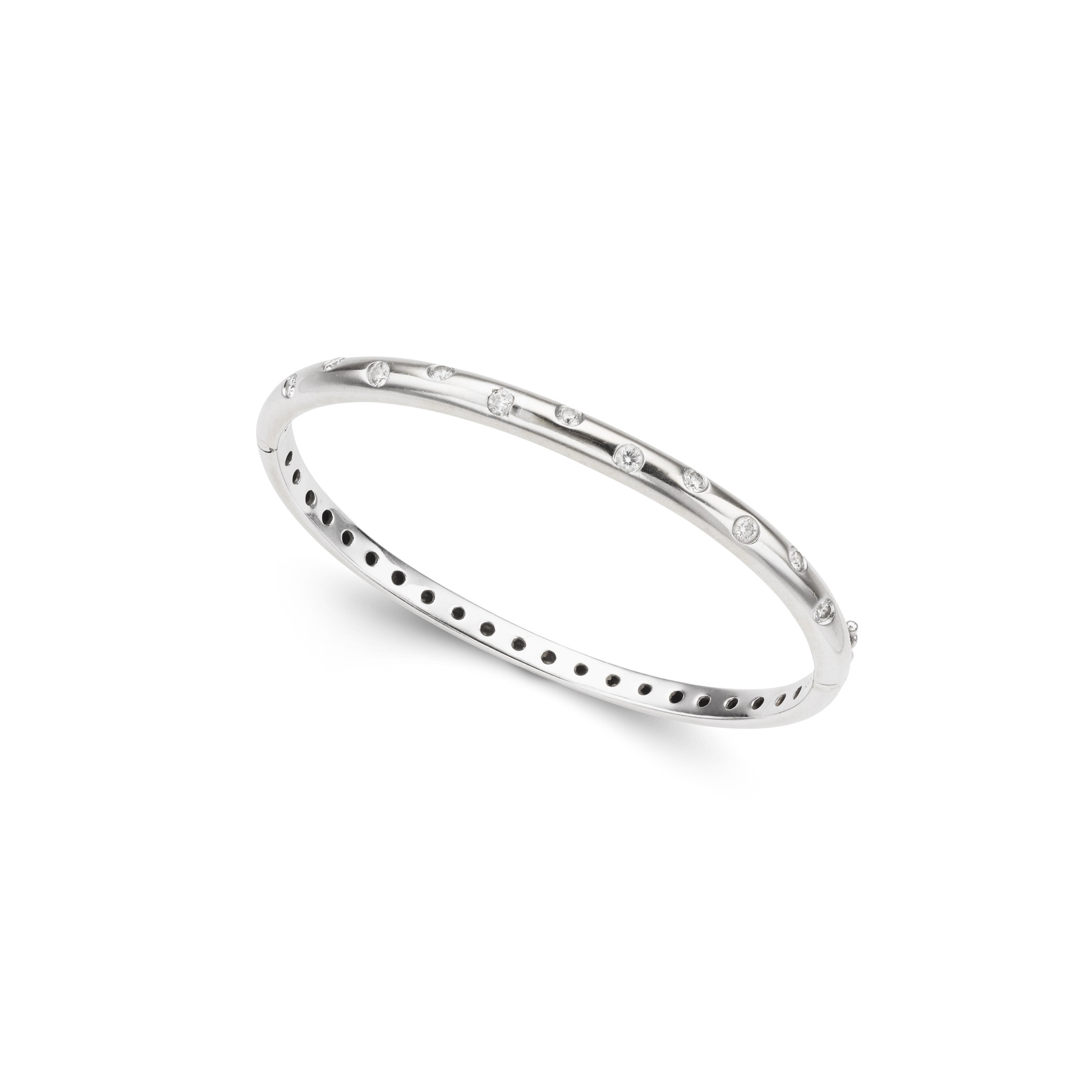 A diamond bangle