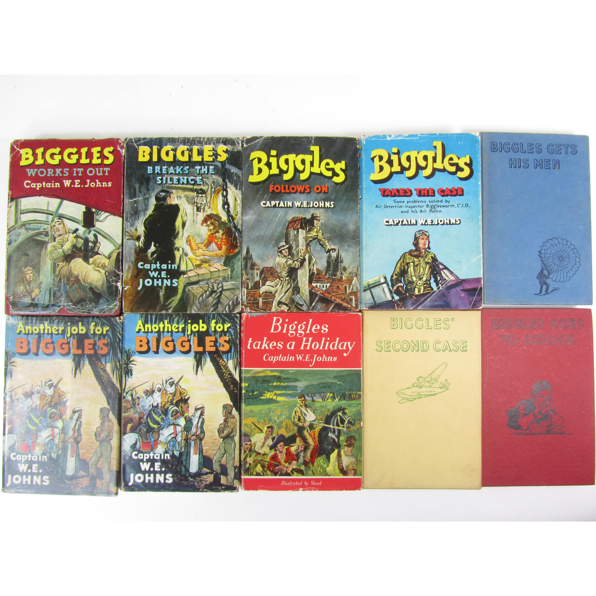 Johns, Capt. W.E. - 11 Biggles first editions, including