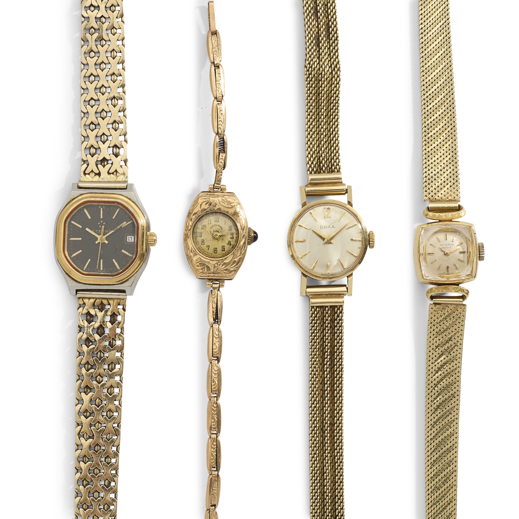 A collection of 4 Ladies wristwatches