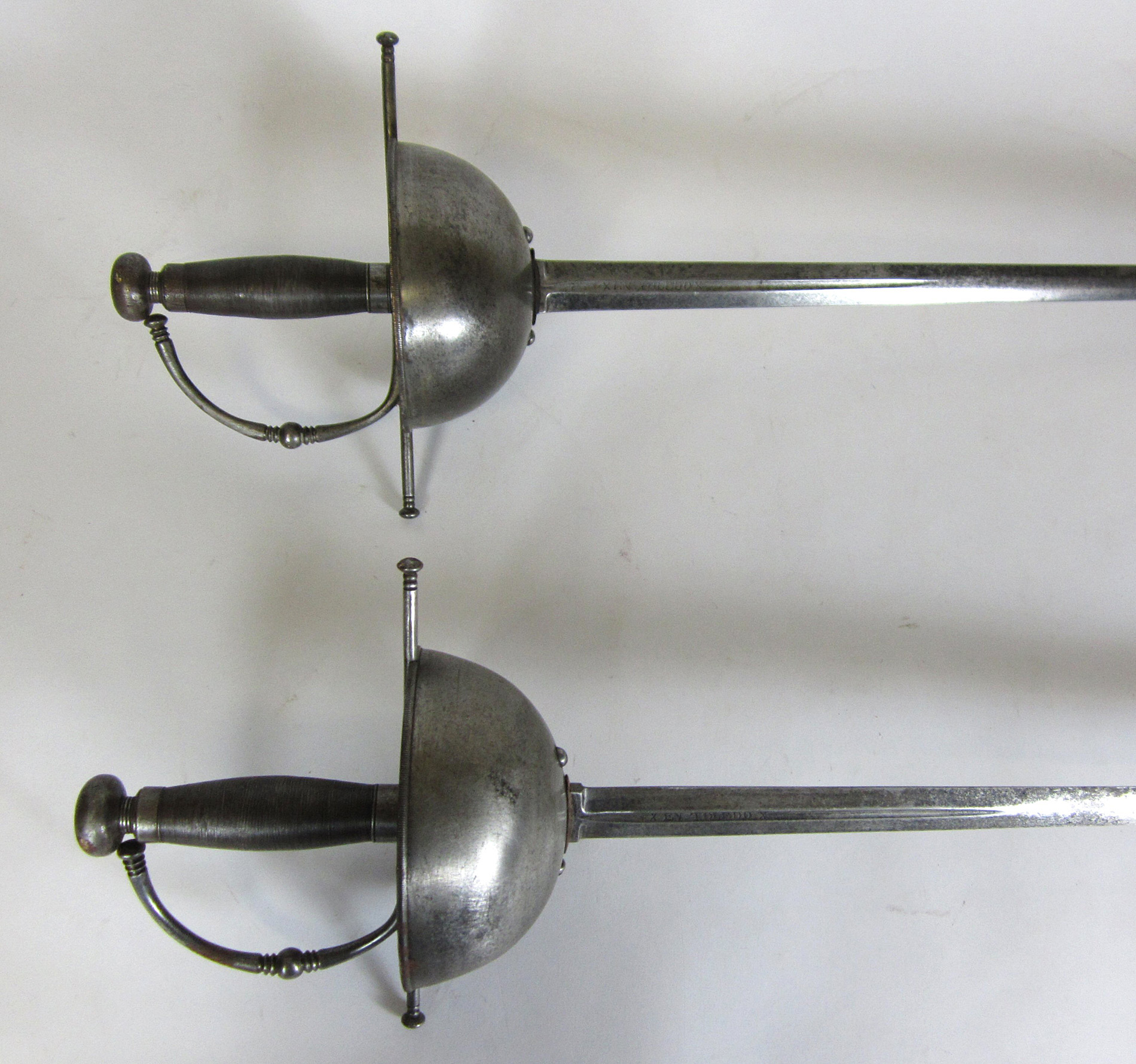 TWO SPANISH RAPIERS