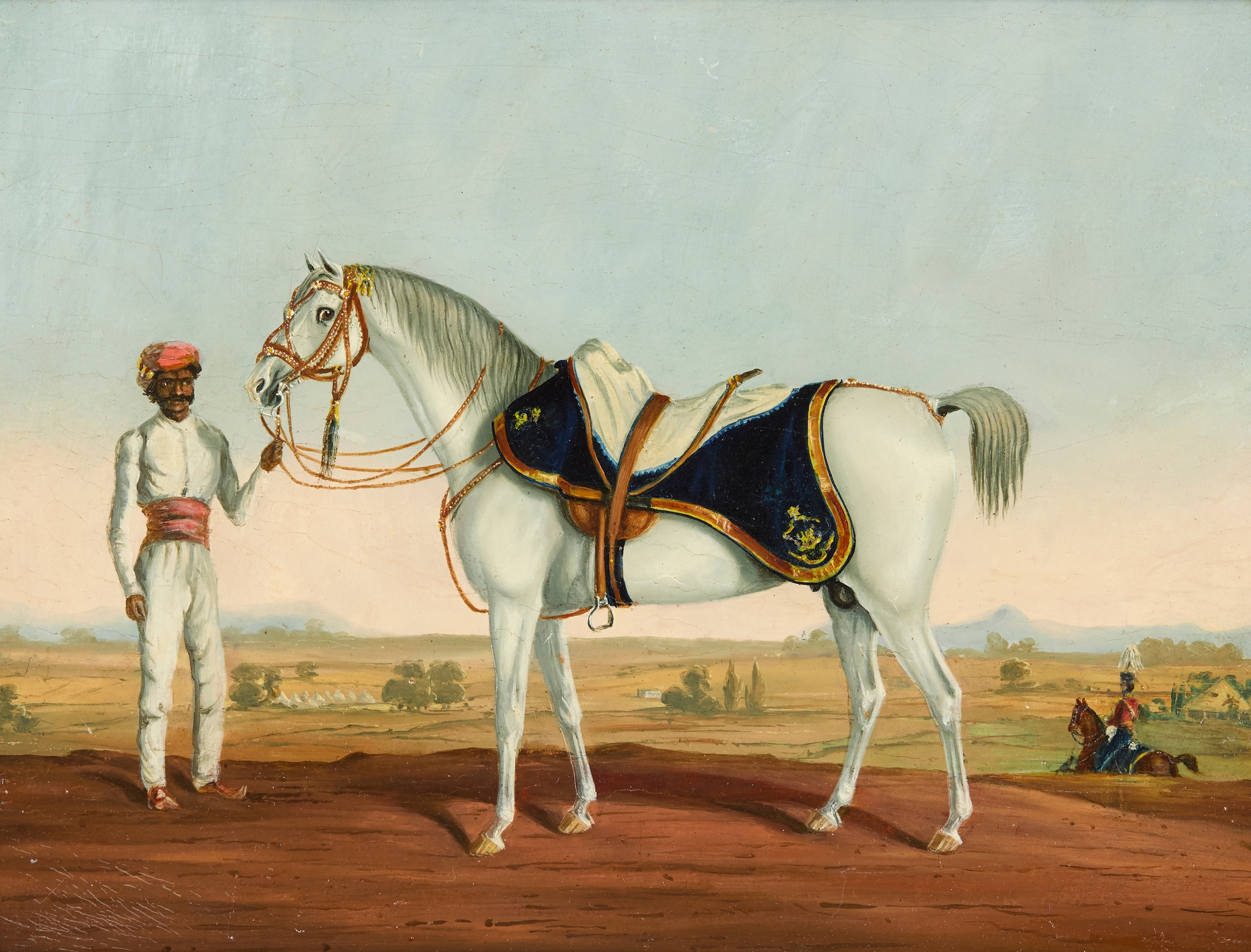 COMPANY SCHOOL: FRANCIS CLIFTON FYERS' HORSE AND GROOM