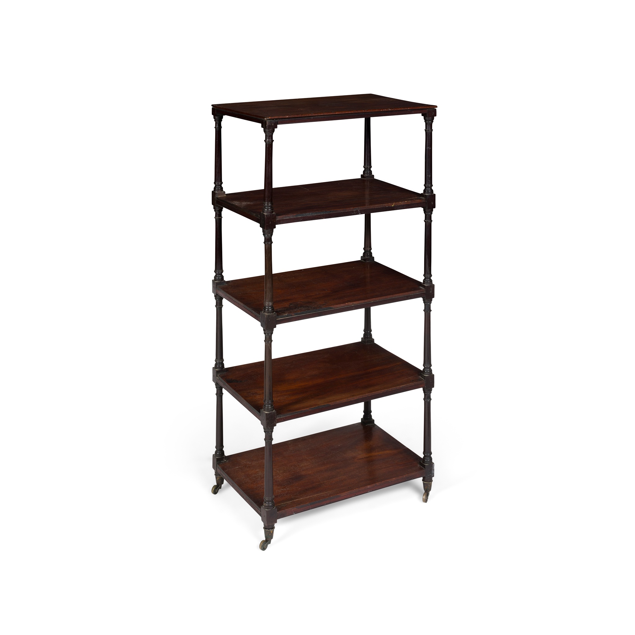 REGENCY MAHOGANY WHATNOT