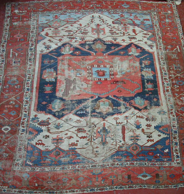 A Serapi carpet,