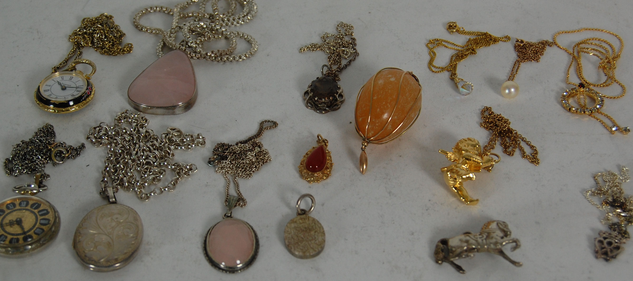 A large quantity of costume jewellery to include