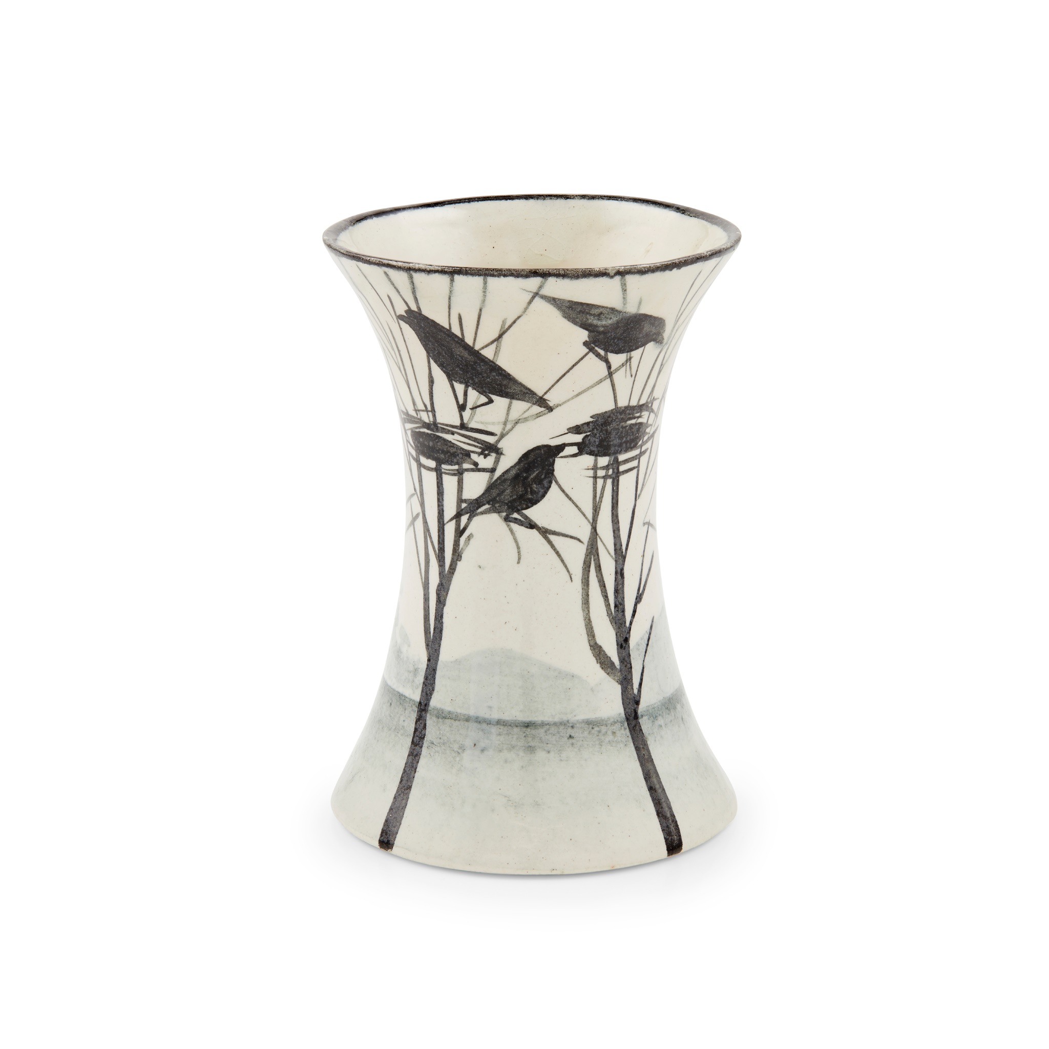 A WEMYSS WARE BEAKER VASE