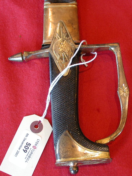A late 18th century officer's sabre of the Light Dragoons