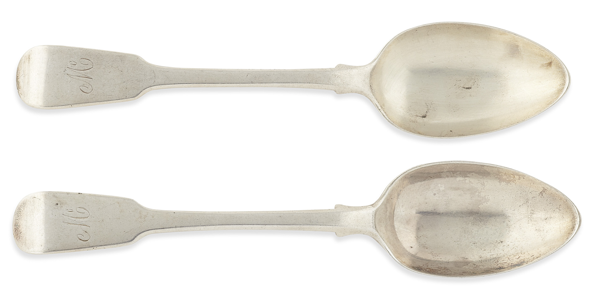 Elgin - a pair of Scottish provincial dessert spoons
