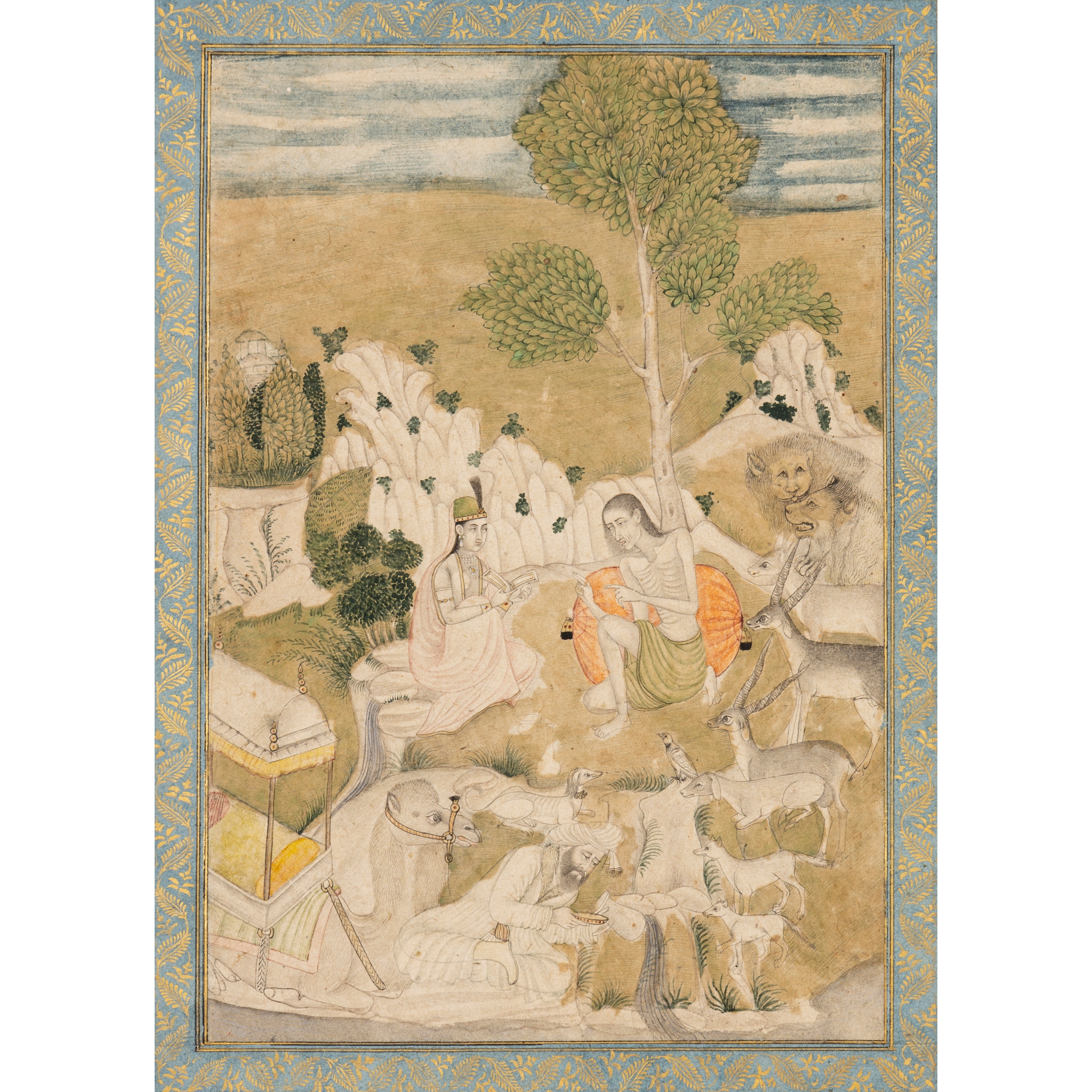 LAYLA VISITING MAJNUN IN THE WILDERNESS
